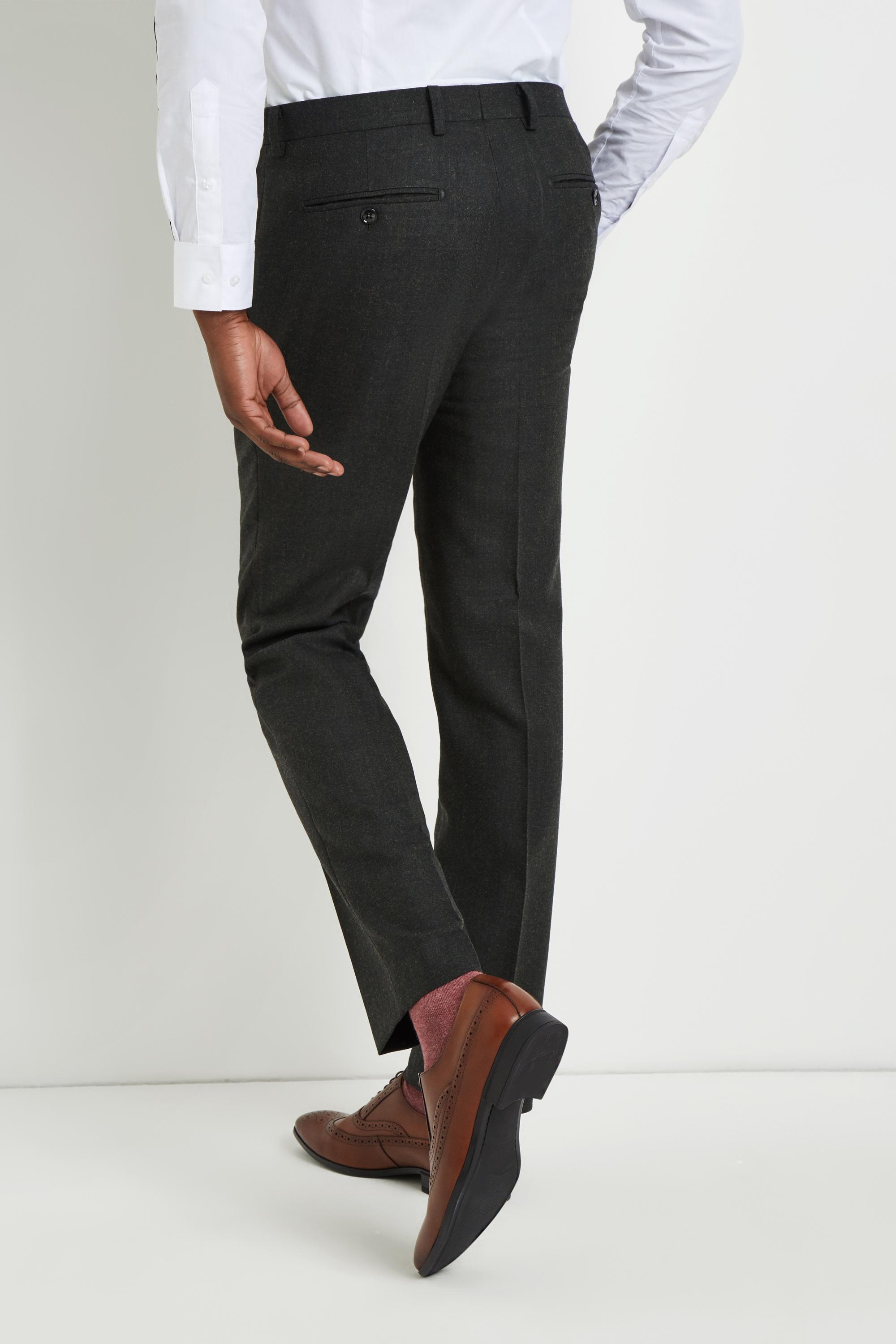 french connection slim fit olive flannel suit