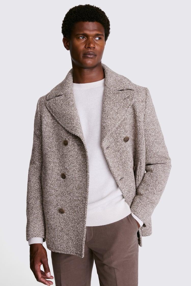 Moss bros peacoat hotsell