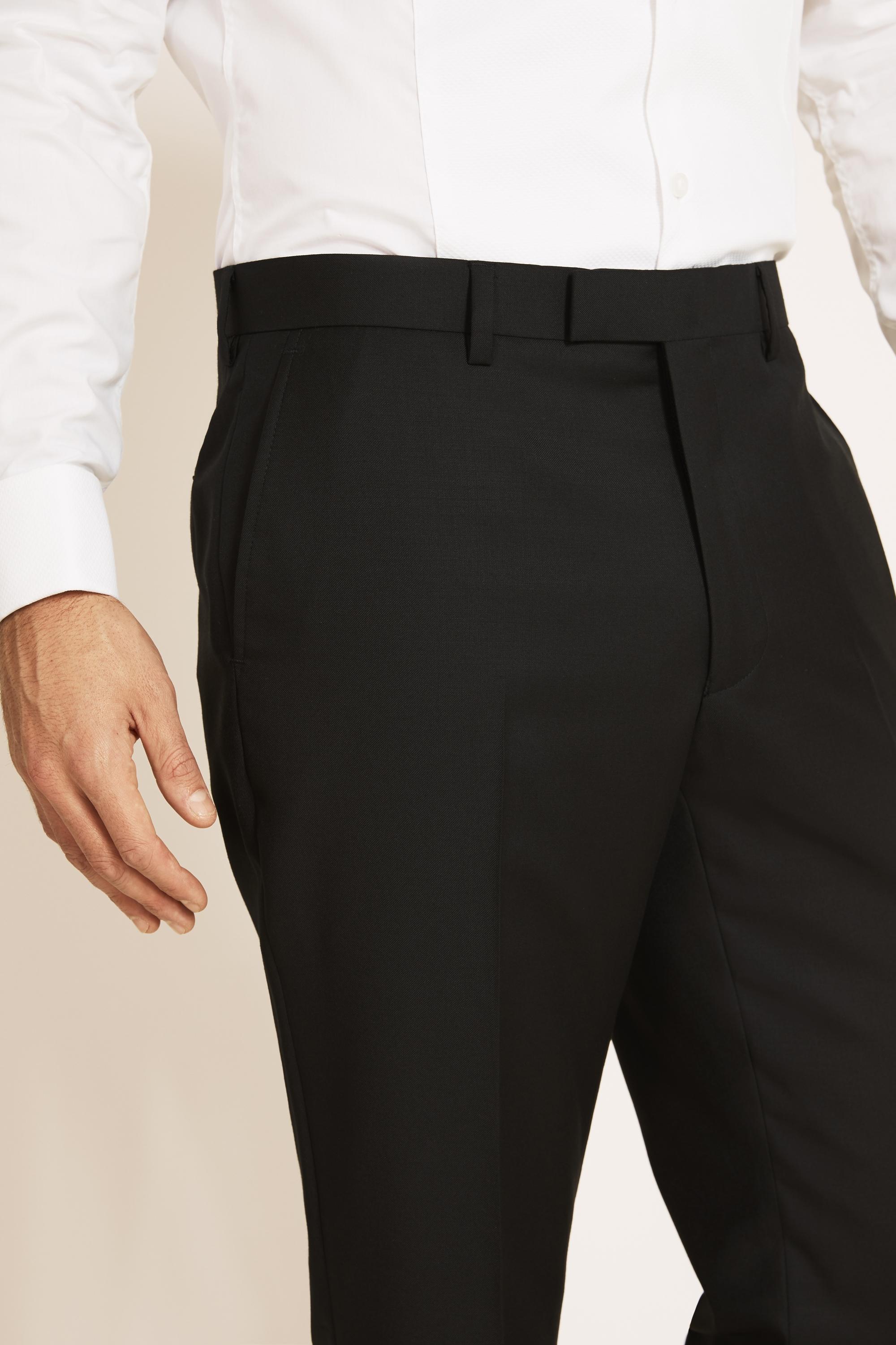 ted baker black trousers mens