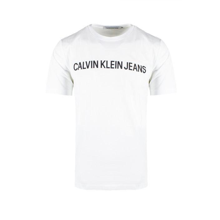 Calvin Klein Jeans T-shirt in White for Men | Lyst