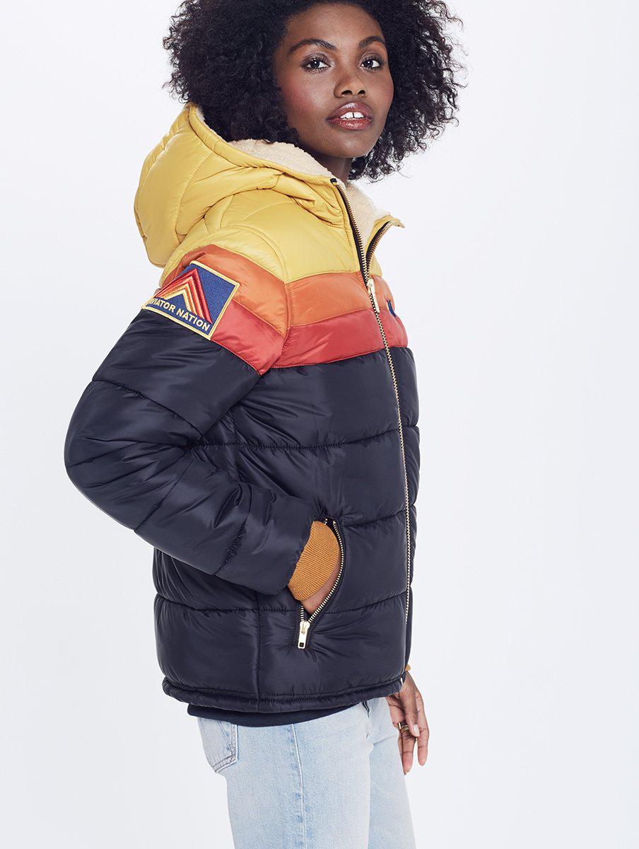 aviator nation puffer jacket
