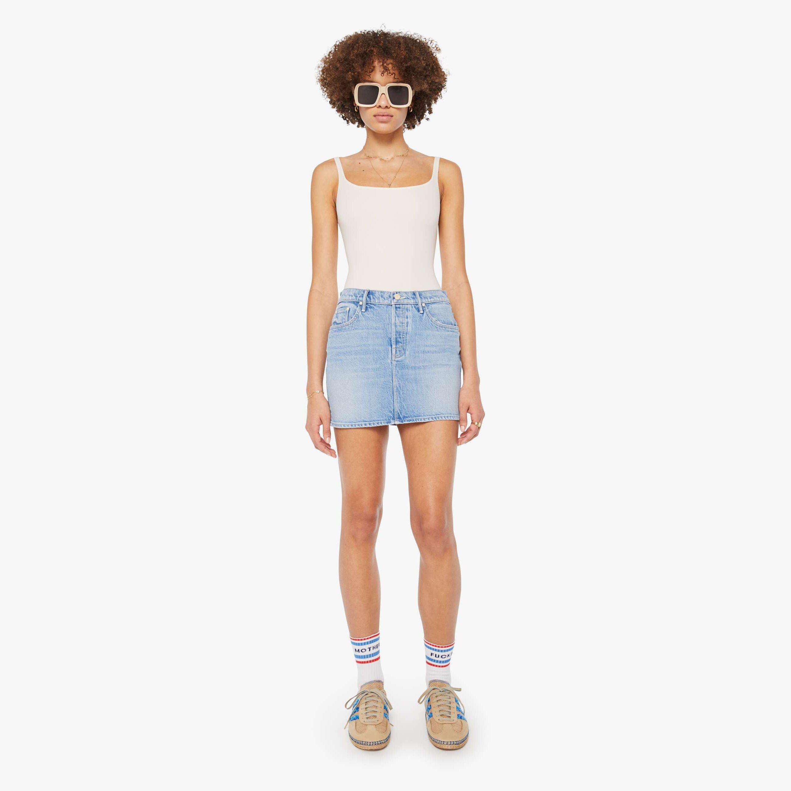 スカート OFF-WHITE 'Motorcycle' miniskirt Blue 1cbdc1d07f318ad572211d7c8a5d1d