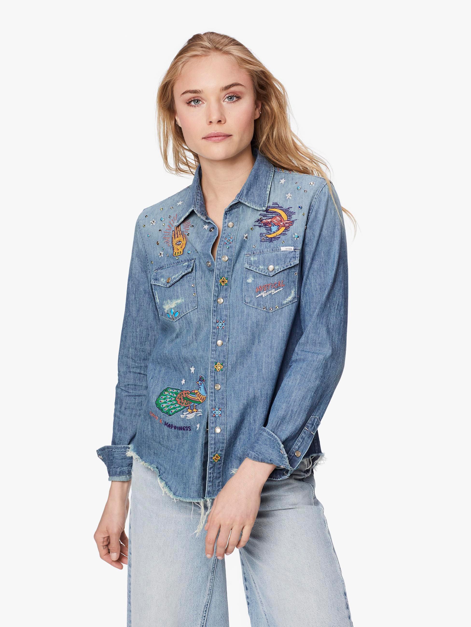 Mother Denim The Honey Yoke Rising Sun 