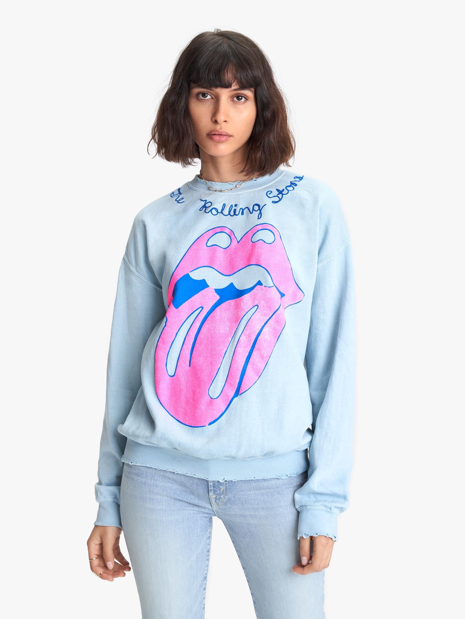 madeworn rolling stones sweatshirt