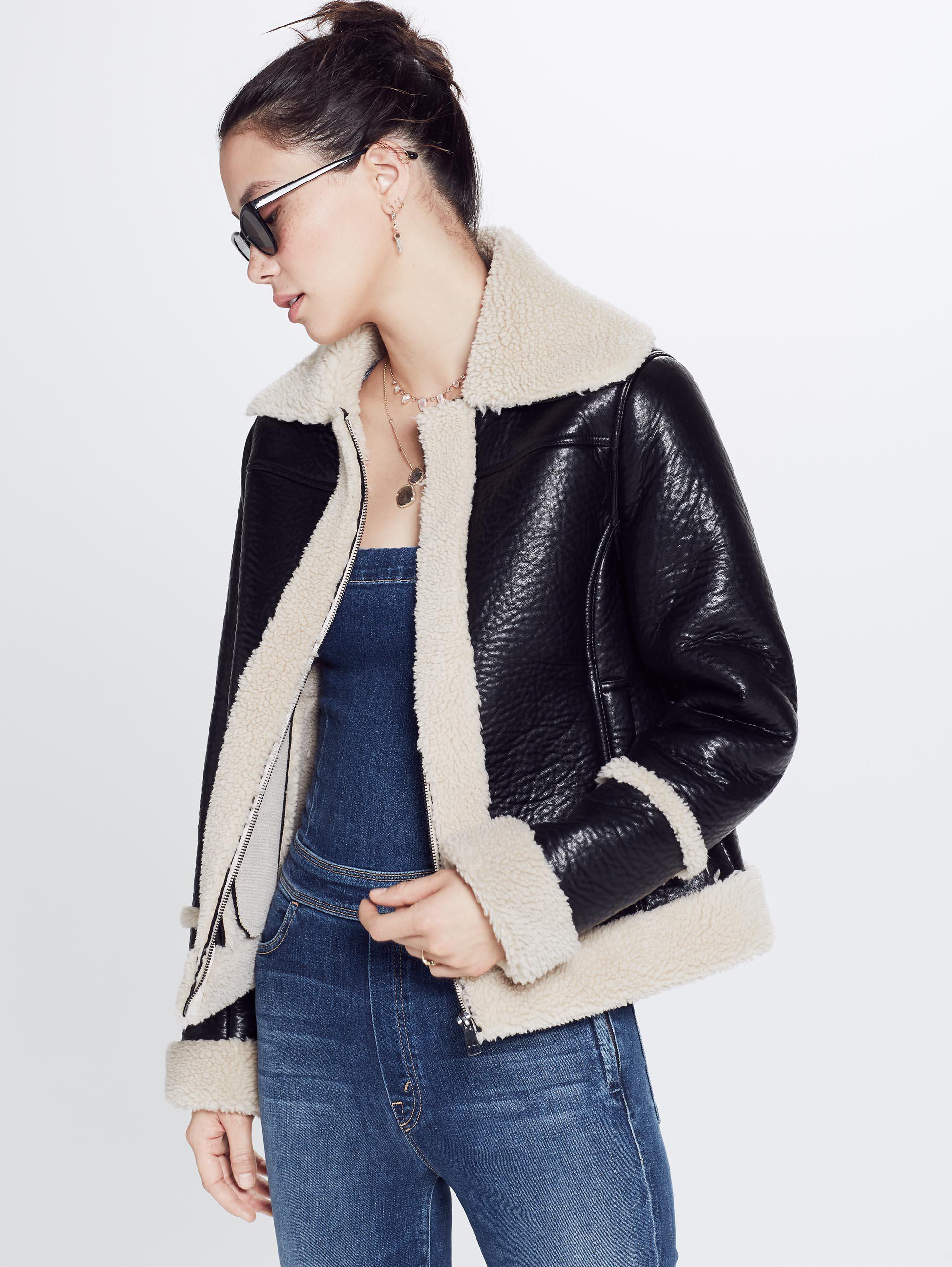 mother shearling jacket