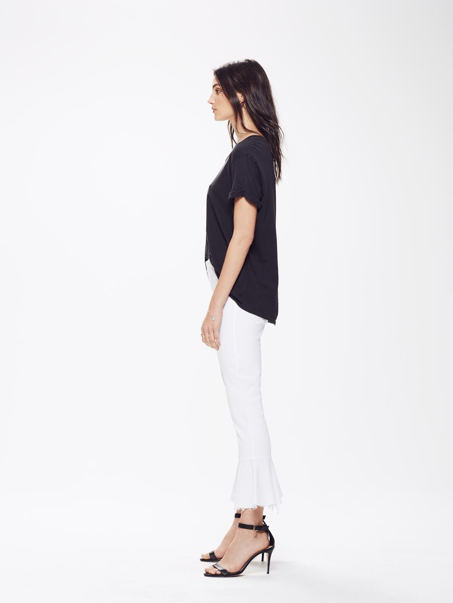 Mother Denim Cha Cha Fray in White | Lyst