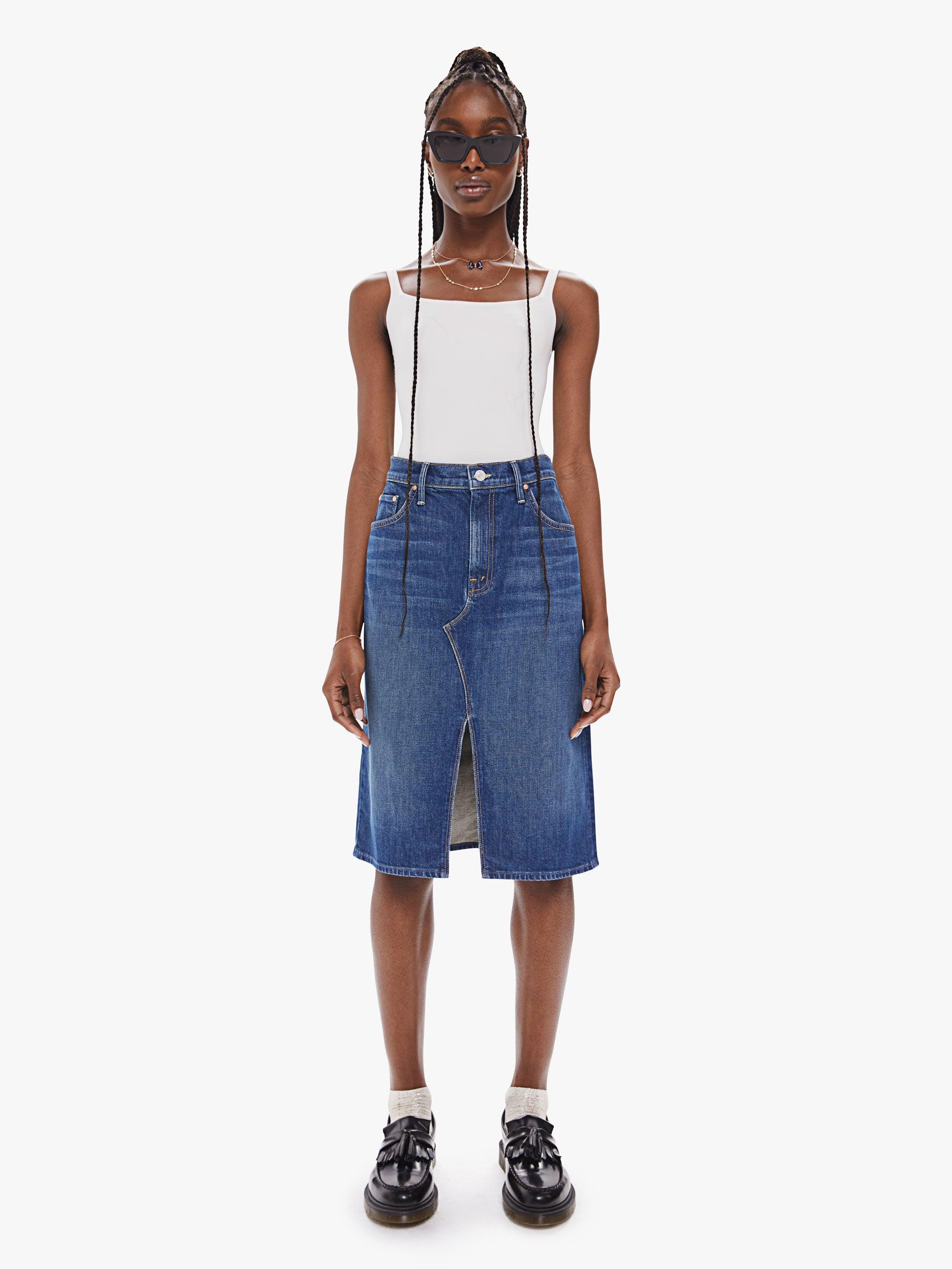 Button front midi top skirt juniper ridge