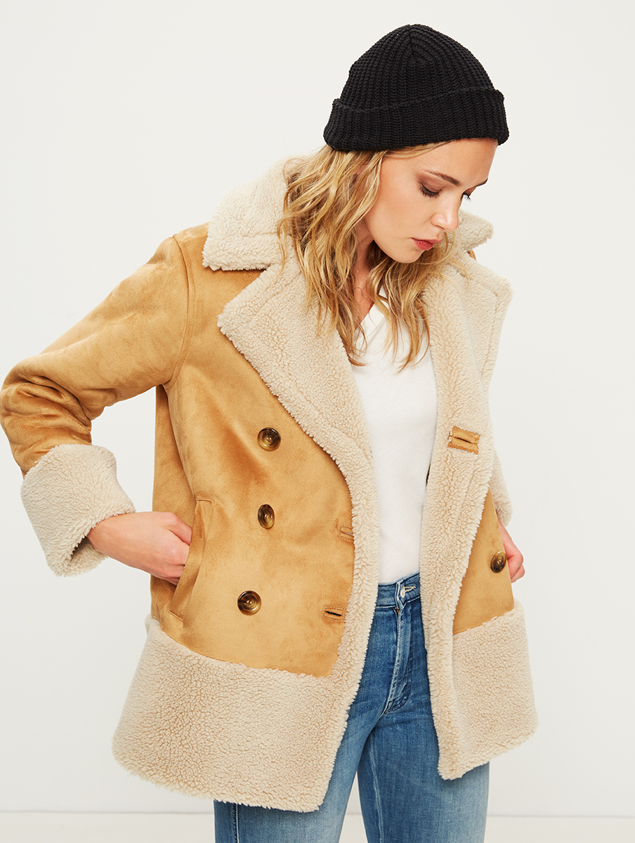 mother shearling coat