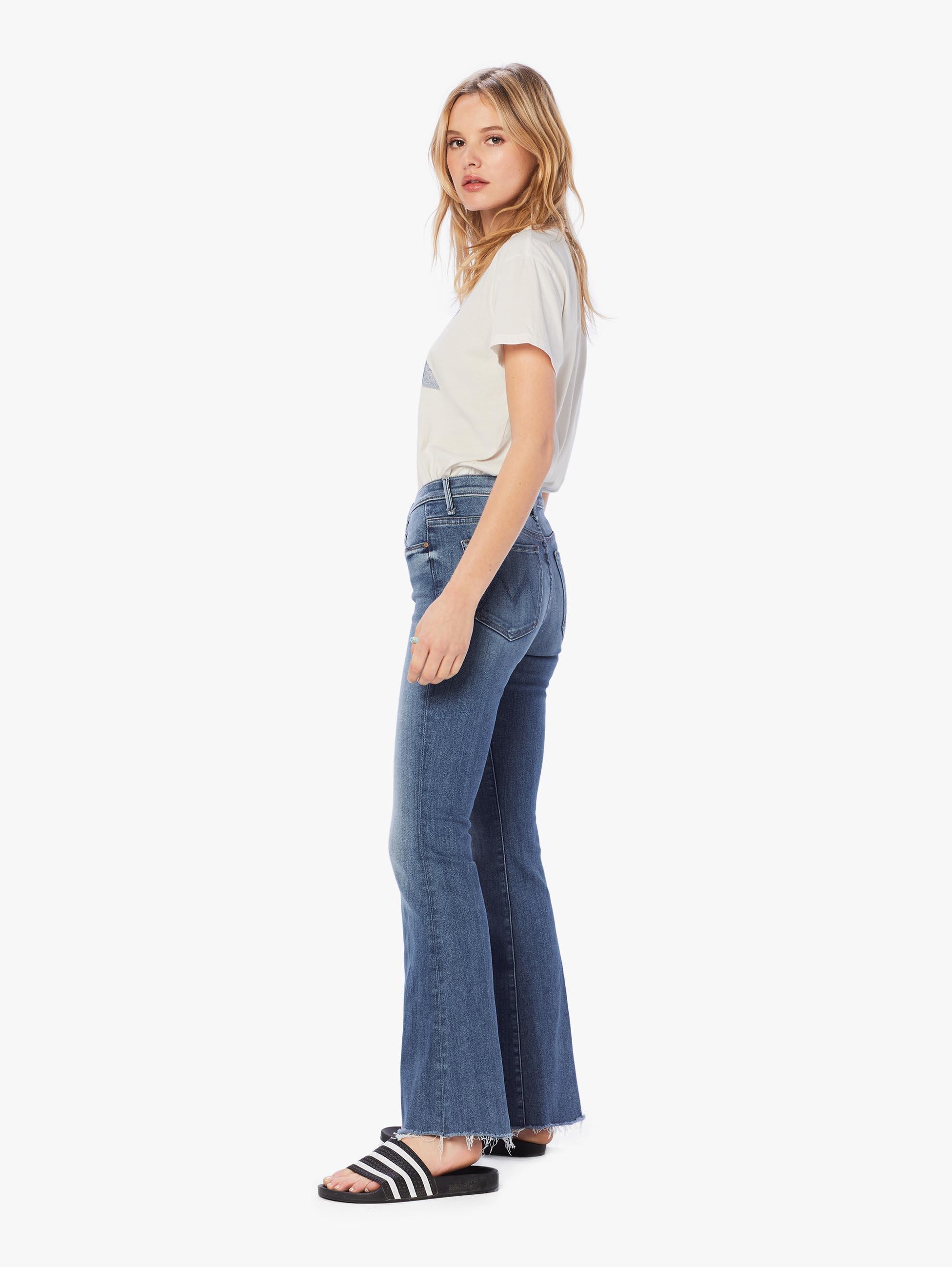 Mother Denim The Weekender Fray Hop On 