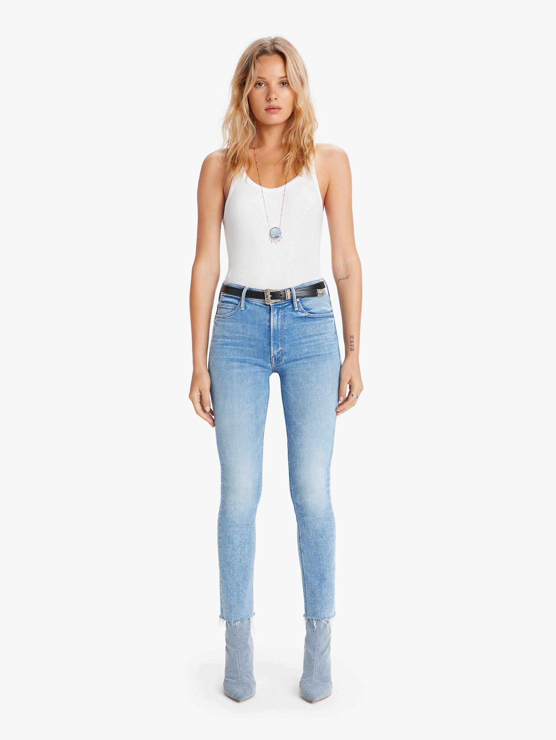 Mother Denim The Mid Rise Dazzler Ankle 