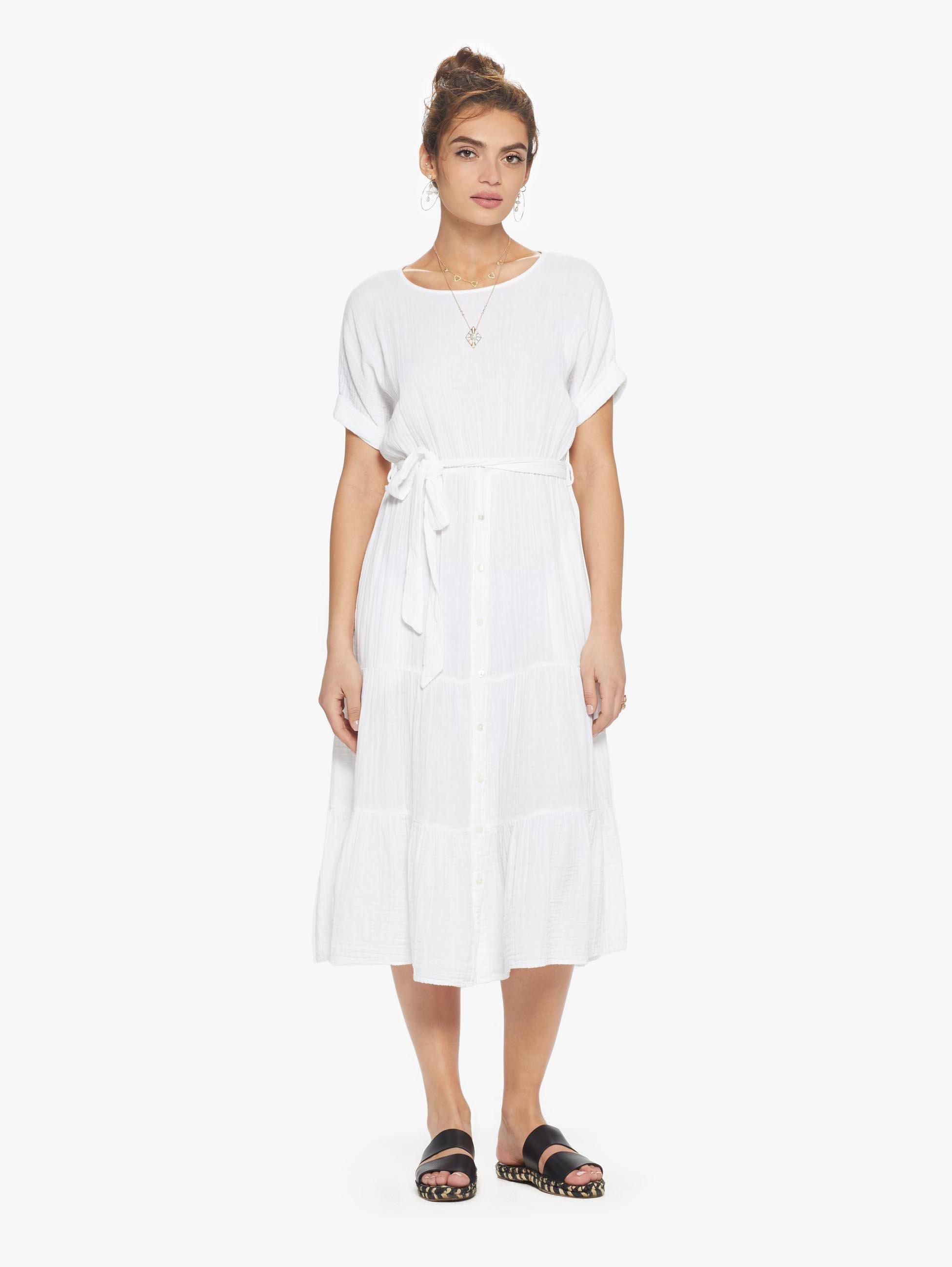 Xirena Cotton Aeryn Chelsea Gauze Dress White - Lyst