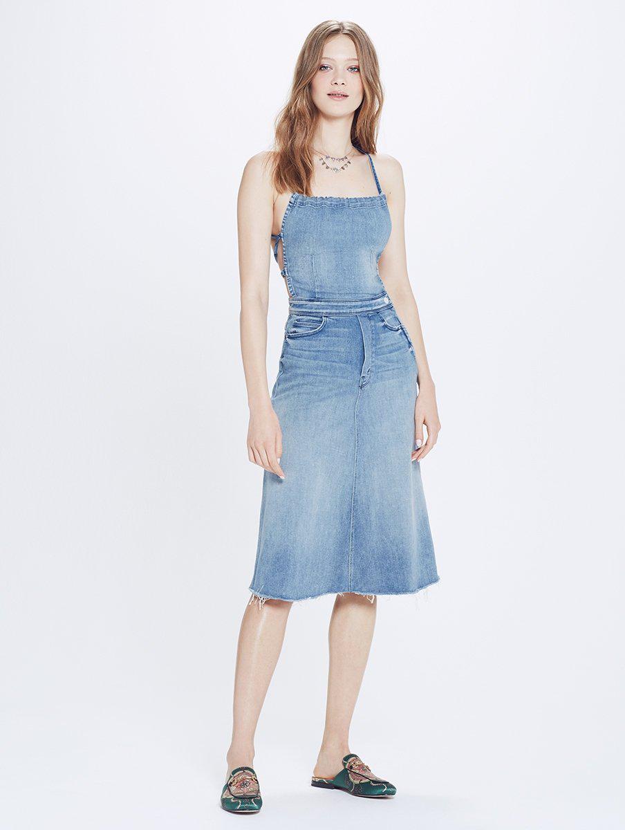 mother denim dress