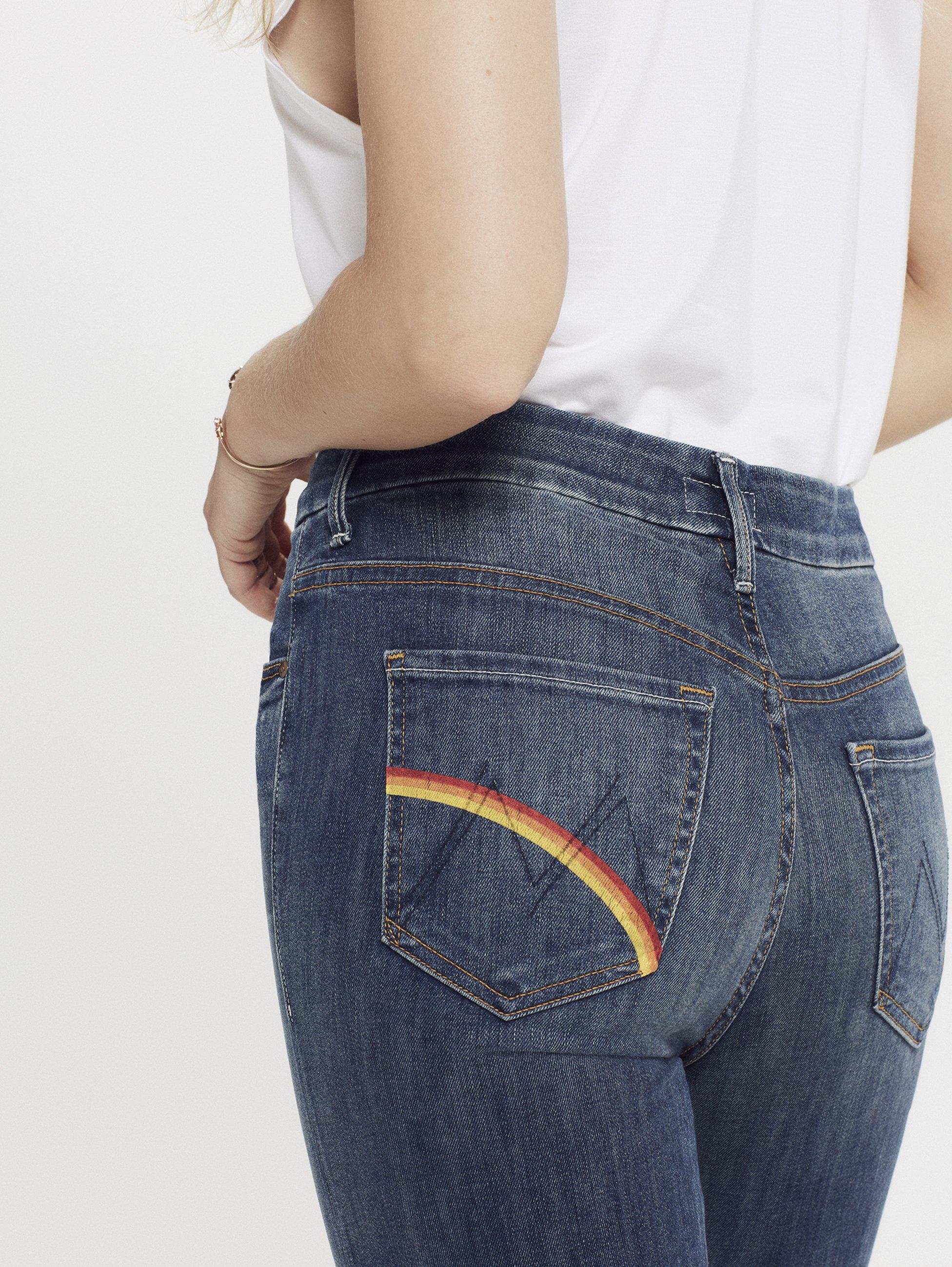 mother denim rainbow