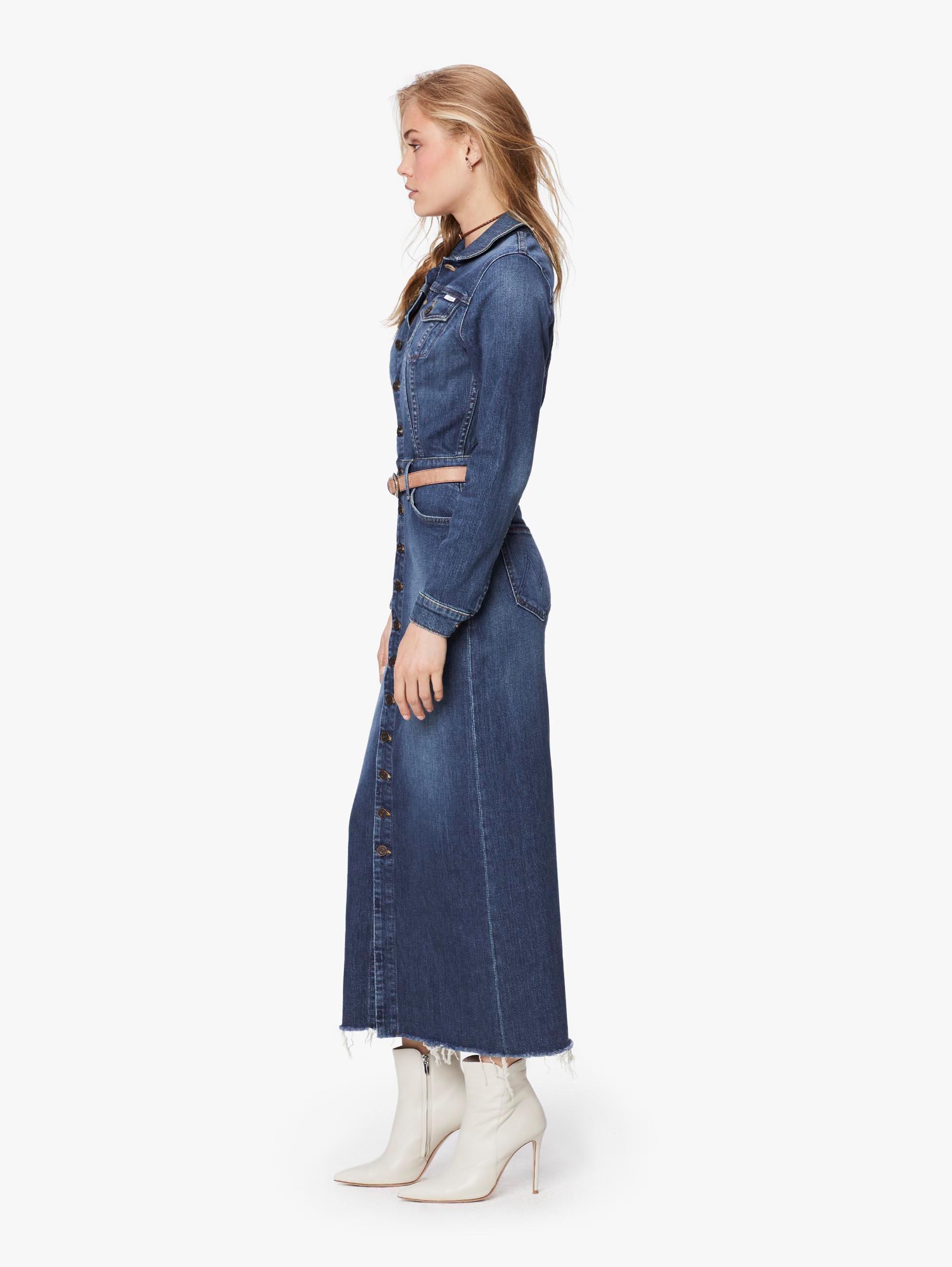 mother denim dress