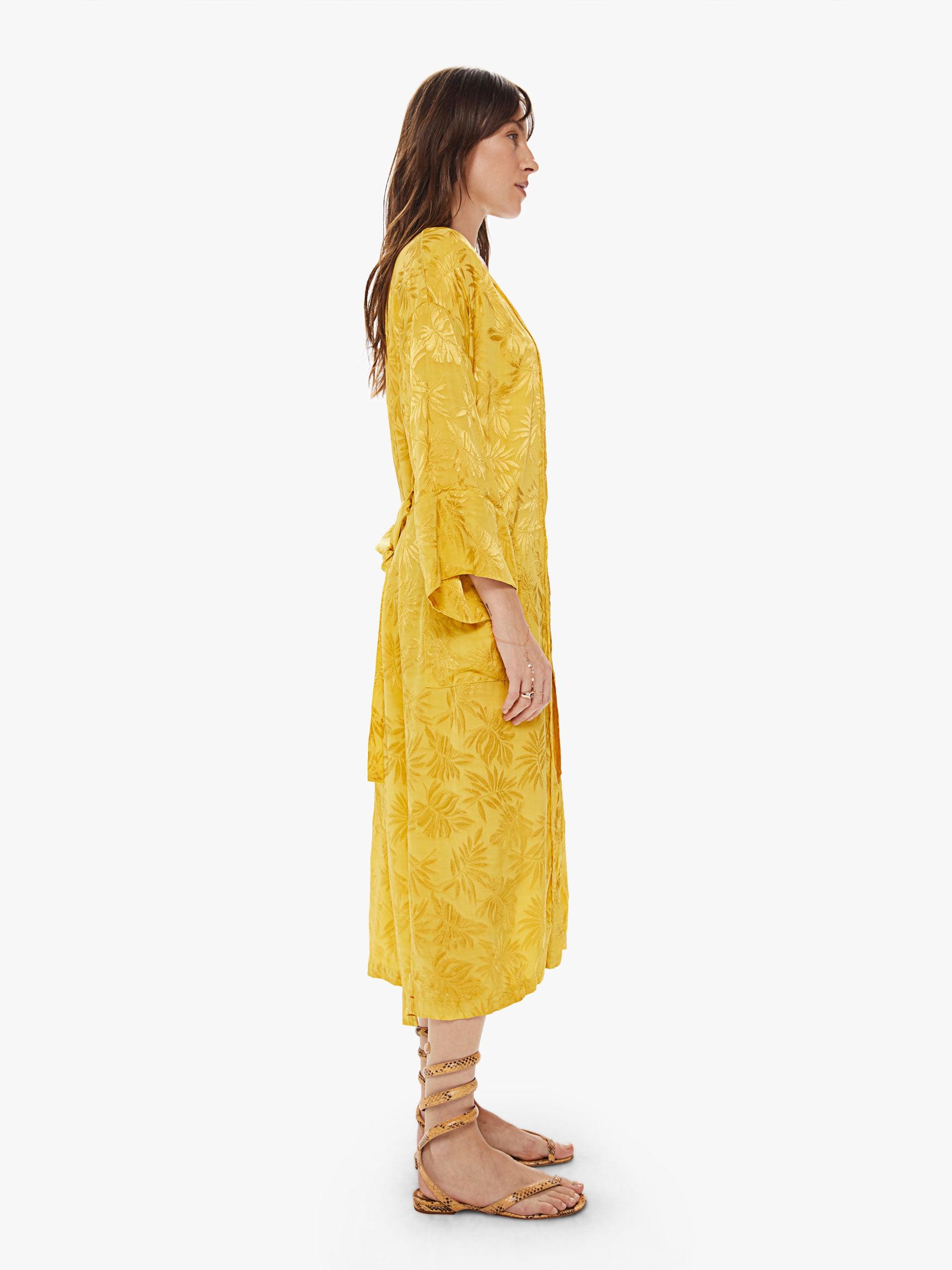 Xirena Kensi Jacket Robe in Yellow | Lyst