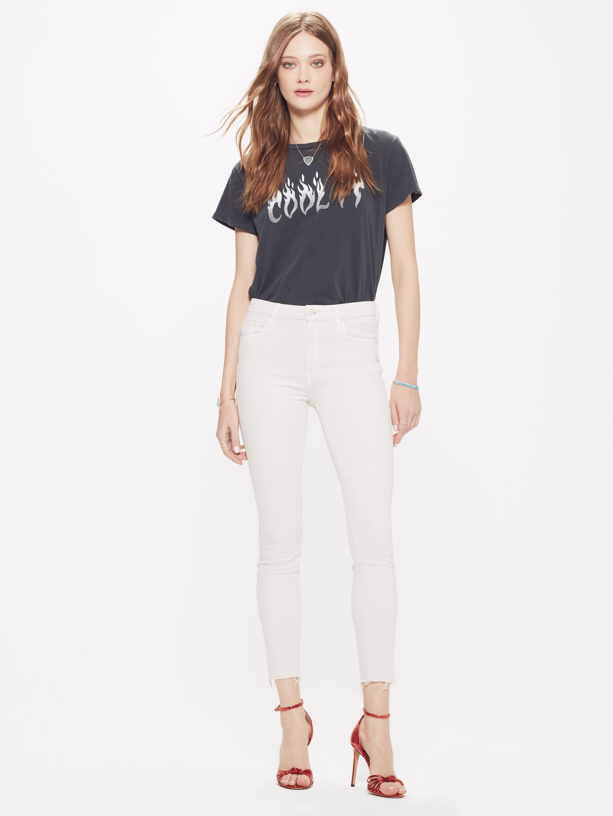 Mother Denim High Waisted Looker Ankle 