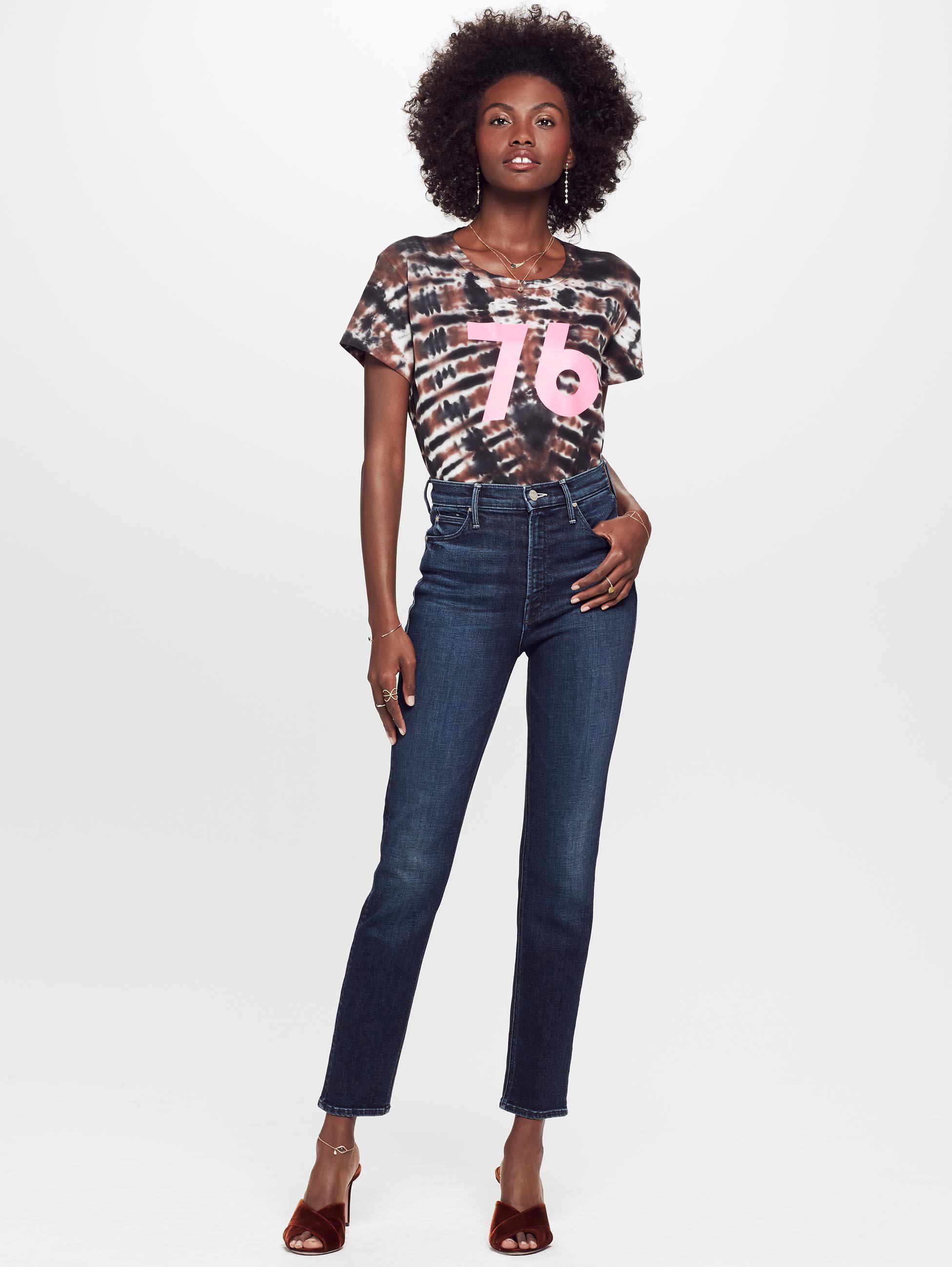 Mother Denim The Mid Rise Dazzler Ankle 