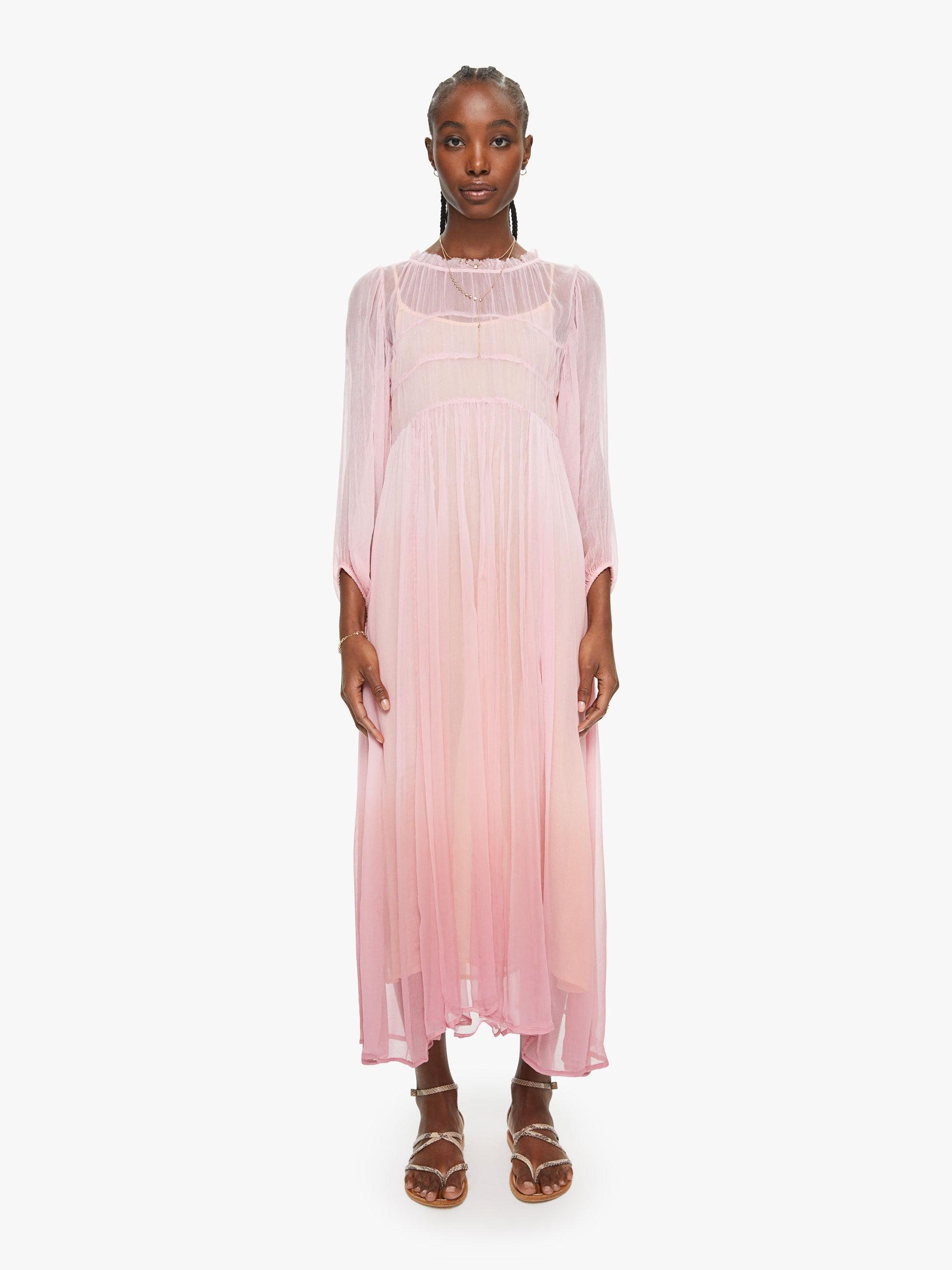 Maria Cher Eimi Maxi Dress in Pink | Lyst
