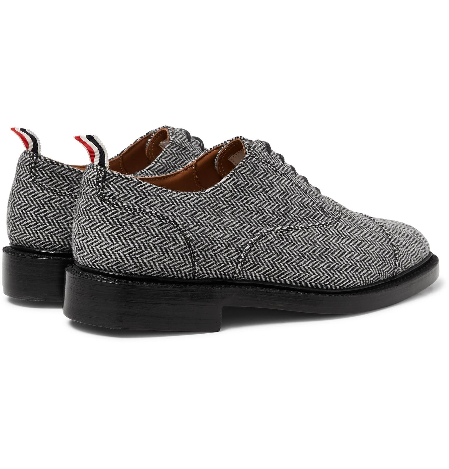 wool oxford shoes