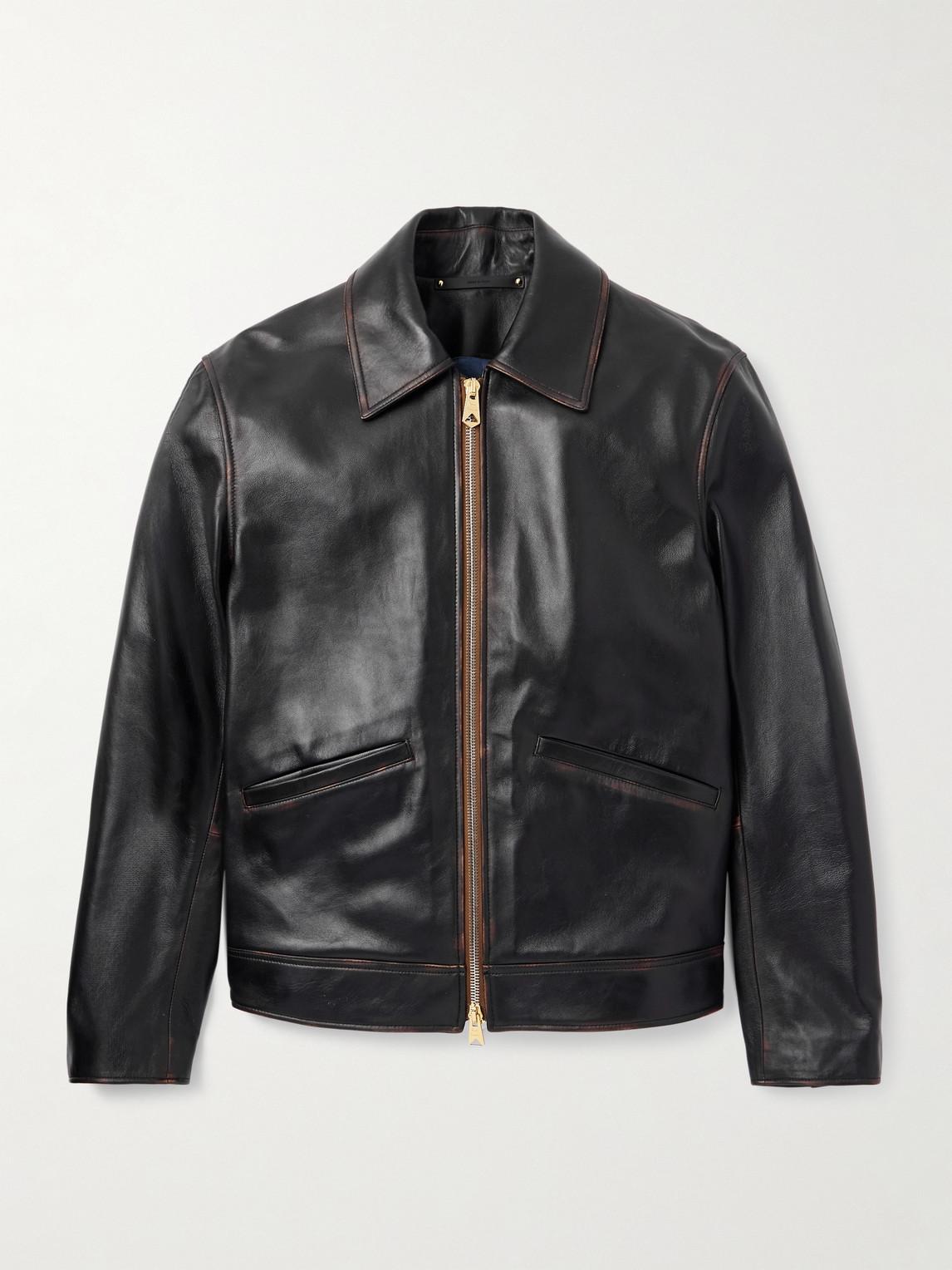 paul-smith-Brown-Leather-