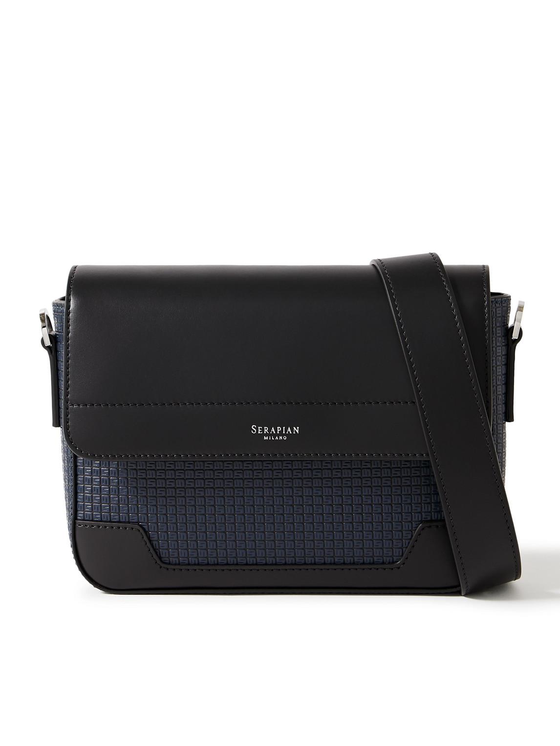ショルダーバッグ SERAPIAN Men Shoulder Bags SRMOSMLL711142B 001 Black SRSTSMML679919BCC3_01_ddee0757