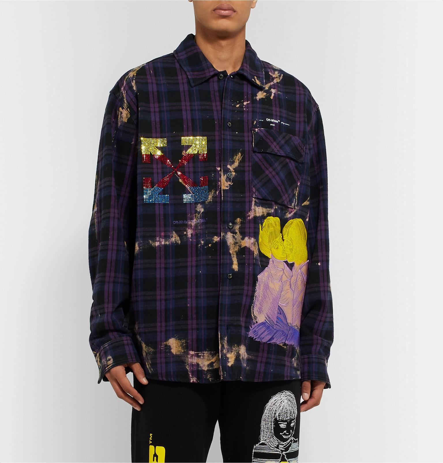 Embroidered Oversized Shirt 
