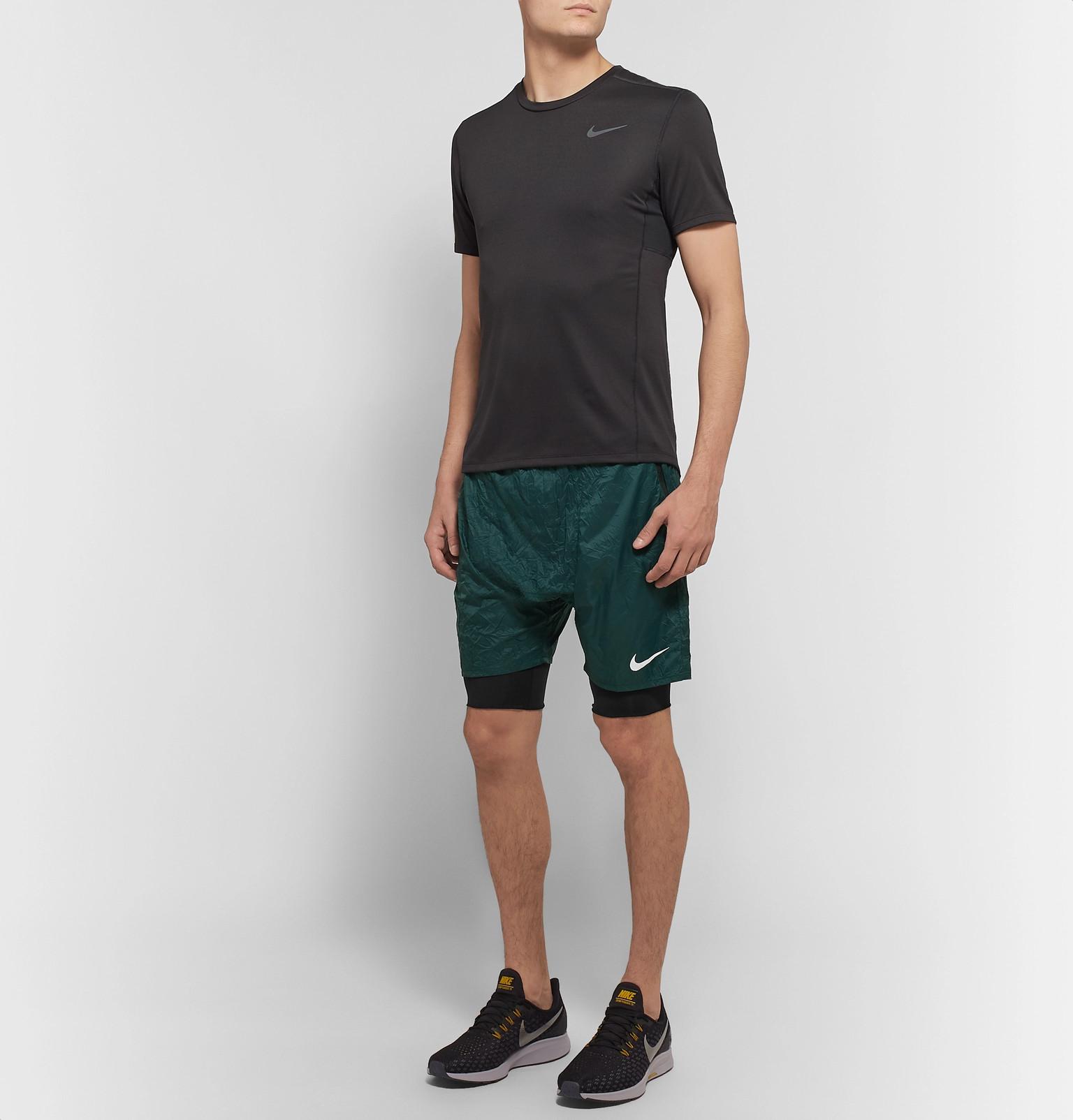Nike Flex Run Division Stride Elevate Dri-fit Shorts in Dark Green (Green)  for Men - Lyst