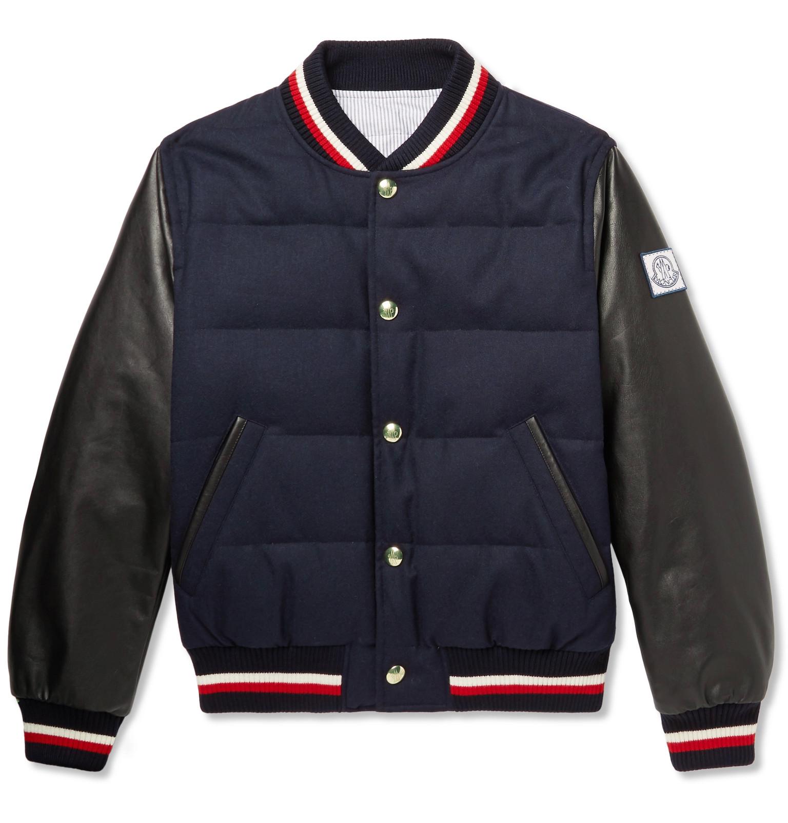 Moncler Gamme Bleu Quilted Wool And 