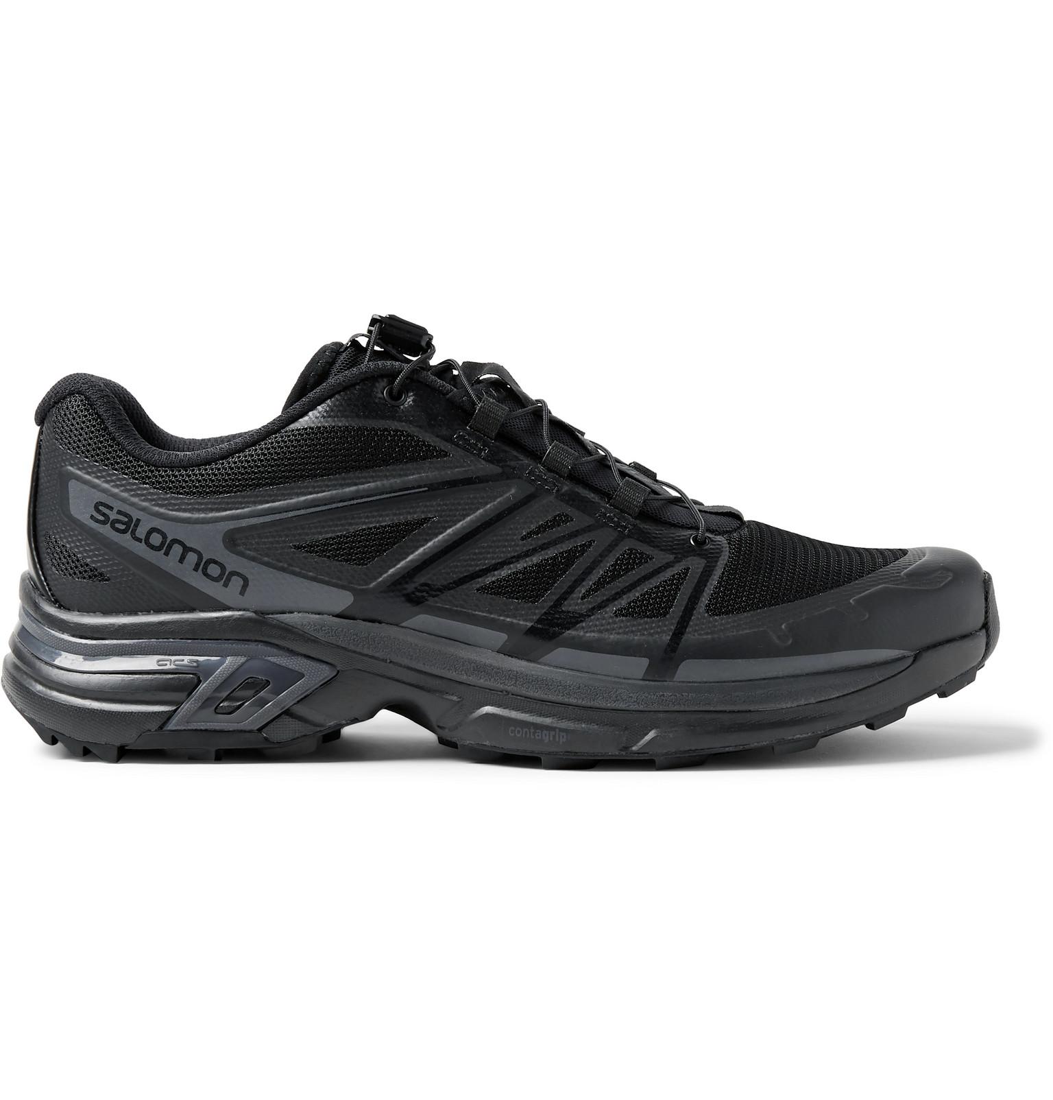 Salomon Xt-wings 2 Adv Mesh And Rubber Running Shoes in Black for Men - Lyst