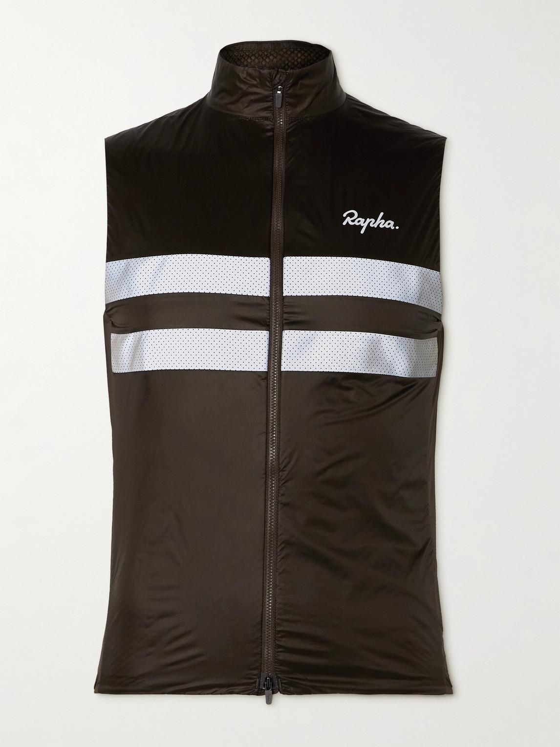 Rapha Brevet Striped Shell Cycling Gilet in Black for Men Lyst UK