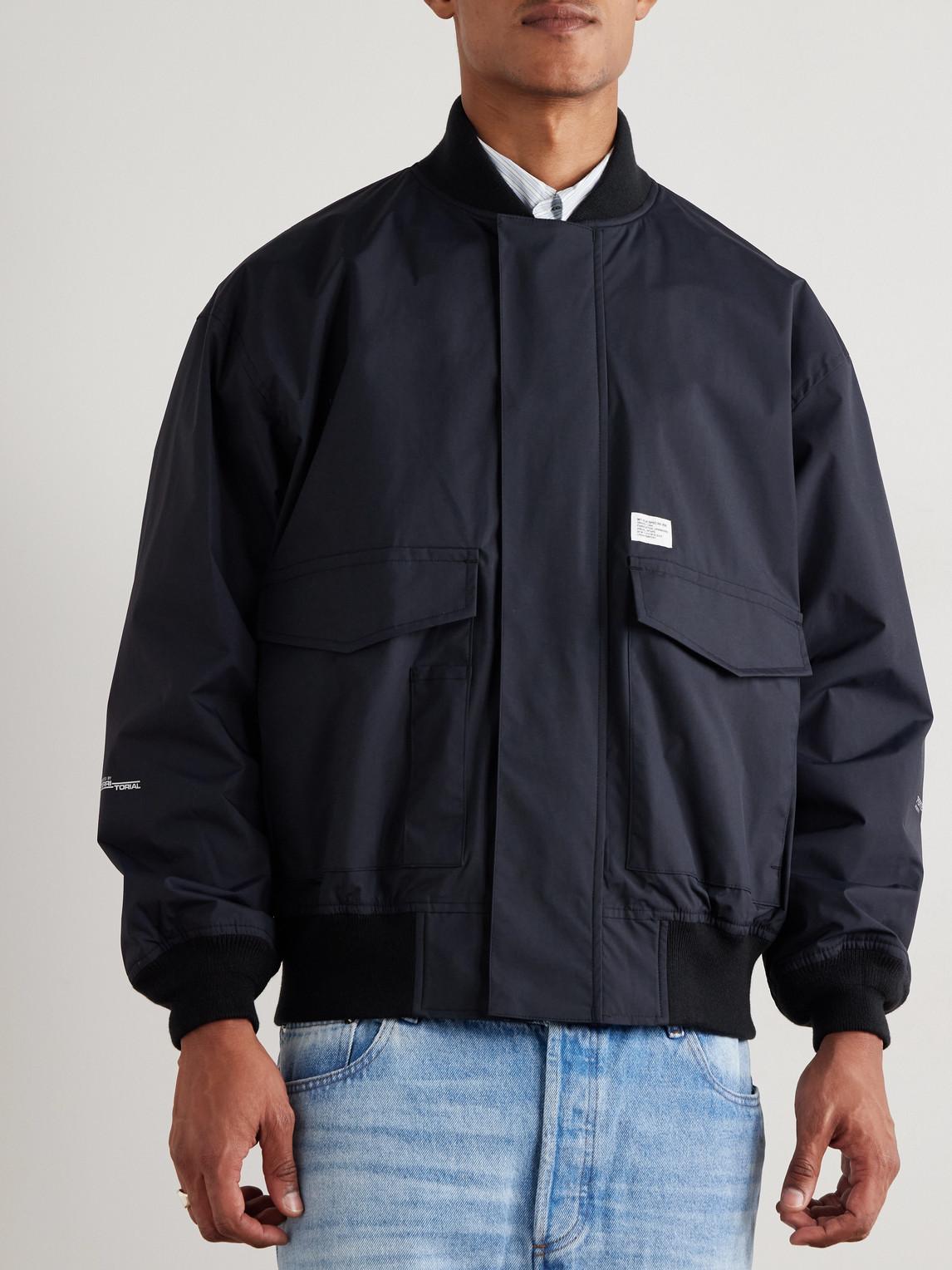 WTAPS Logo-Appliquéd Pertex Nylon-Taffeta Jacket in Blue for Men