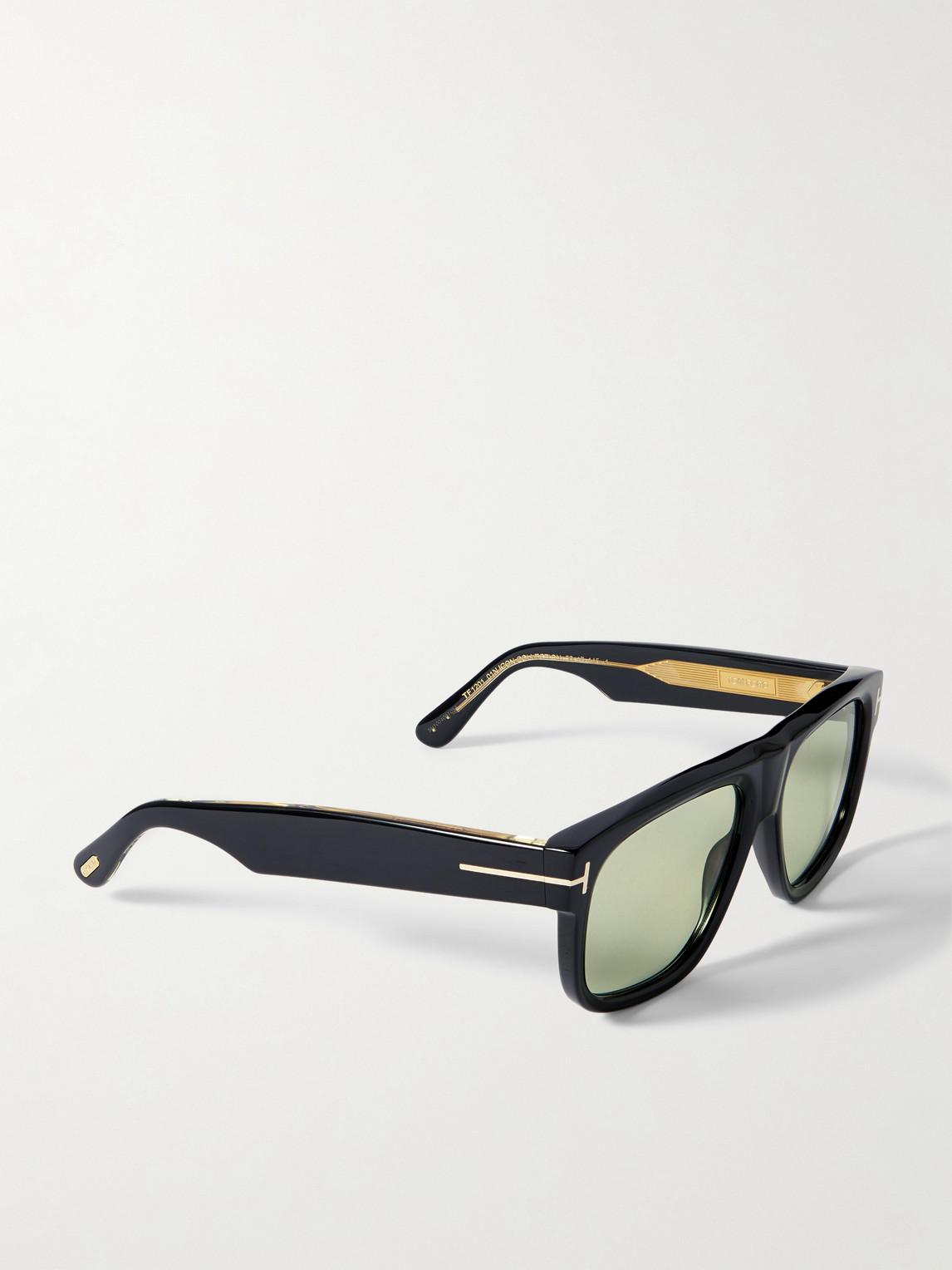 Tom Ford Icon Square-Frame Acetate Sunglasses in Black for Men