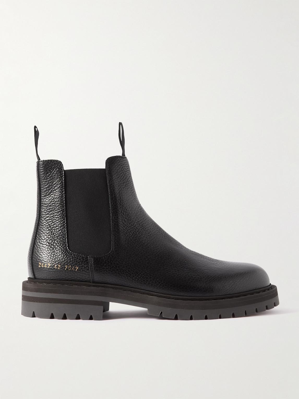 Common Projects Nappa Leather Chelsea Boots in Black for Men Lyst UK