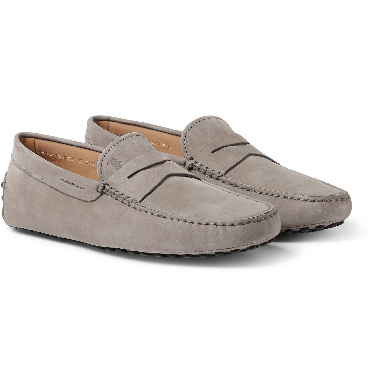 gommino driving shoes in nubuck