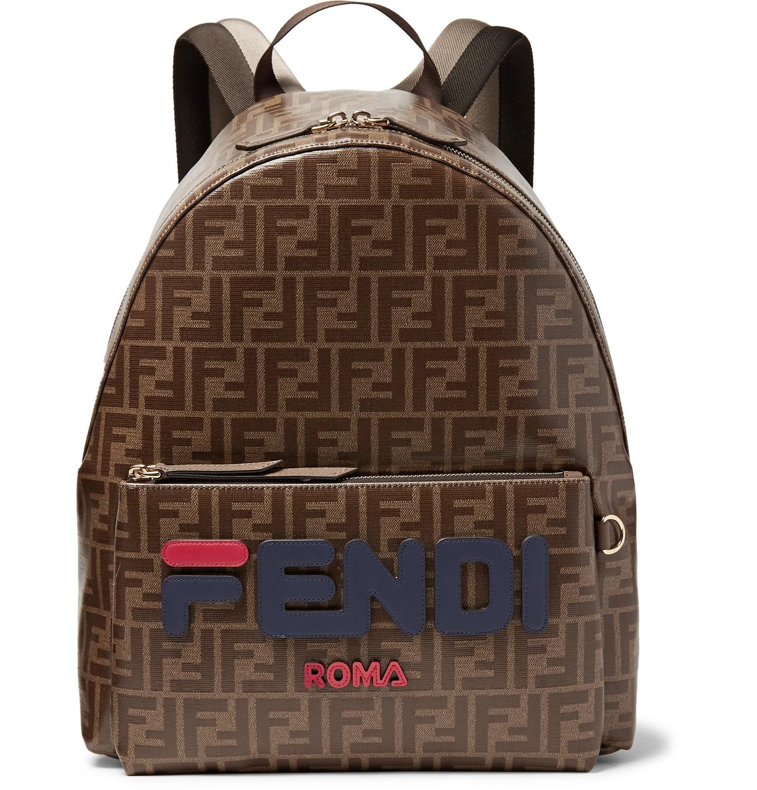 fendi fila backpack