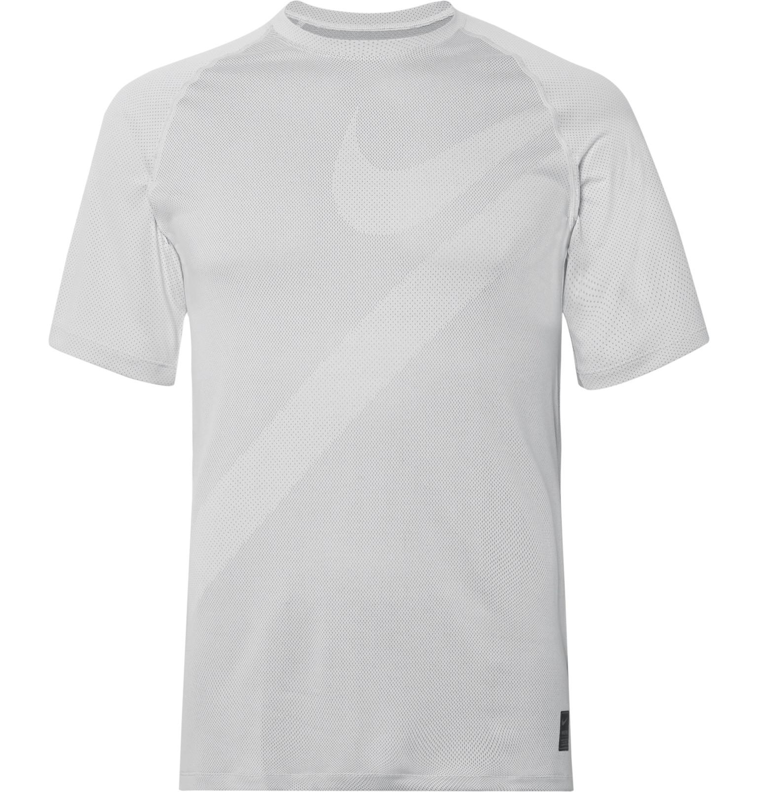 Nike Slim-fit Pro Dri-fit T-shirt in Gray for Men - Lyst