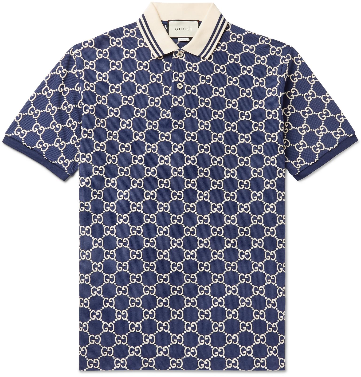 Gucci polo shirt blue Clearance