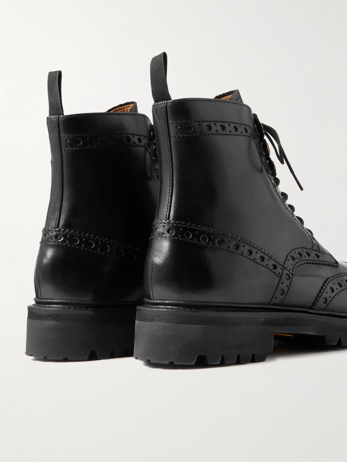 Fred Commando Sole Grenson Fred Boots Black Grenson Shoes Grenson