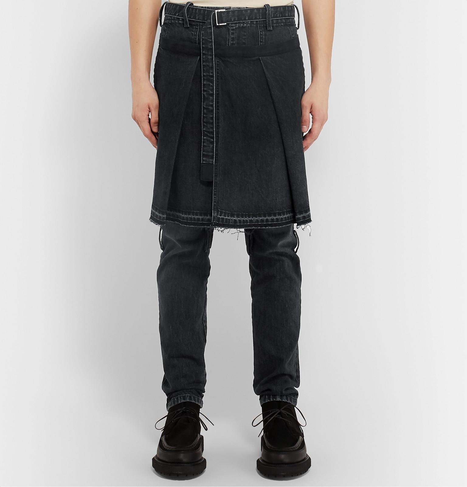 distressed stonewashed denim jeans