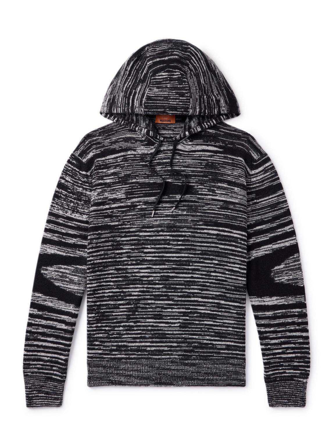 パーカー・フーディ M Missoni Zig Zag Print Zip Up Hoodie Missoni Missoni Girls Zigzag Logo Hoodie in Ivory
