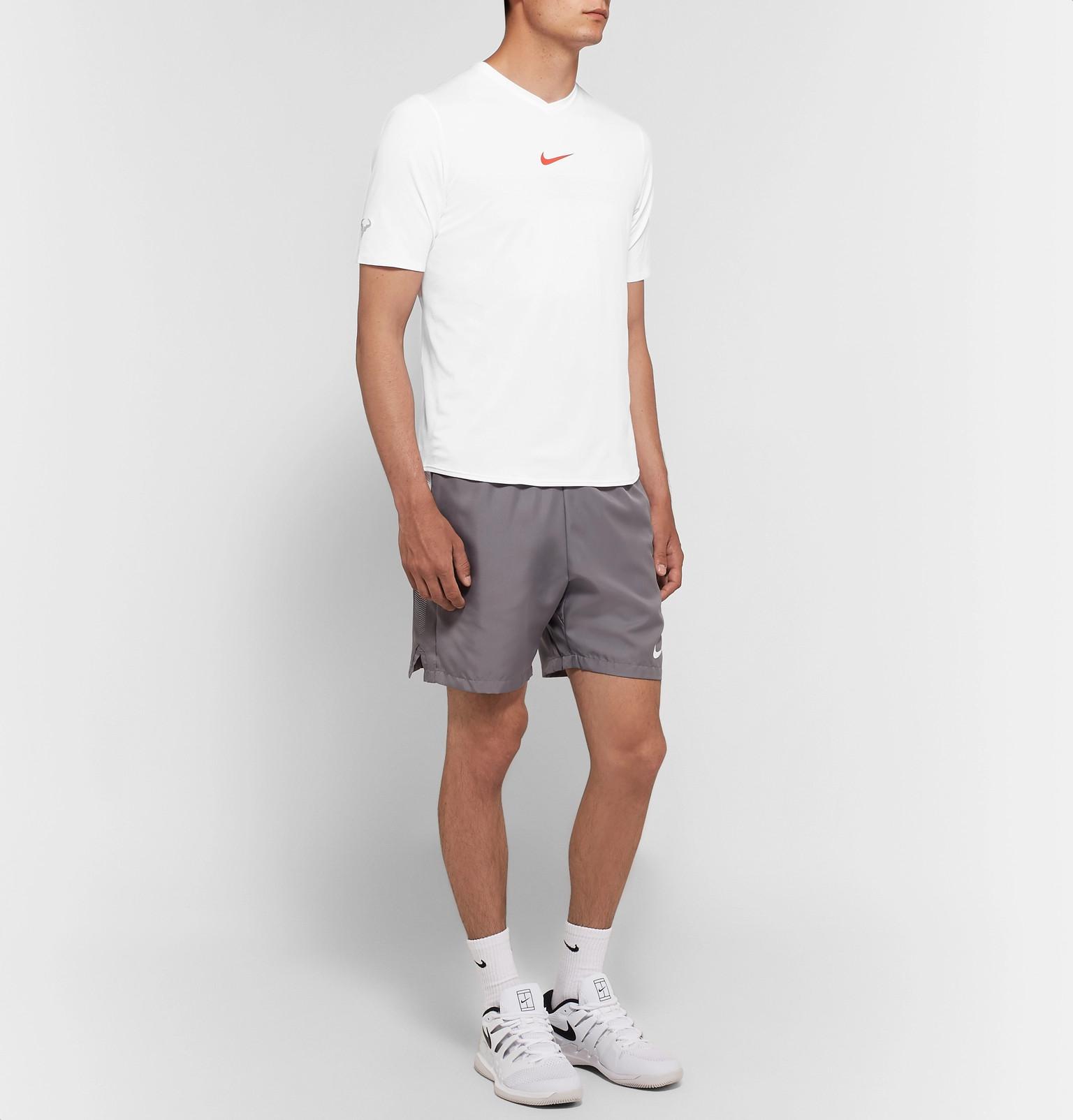 Nike Nikecourt Rafa Aeroreact Tennis Tshirt in White for Men Lyst