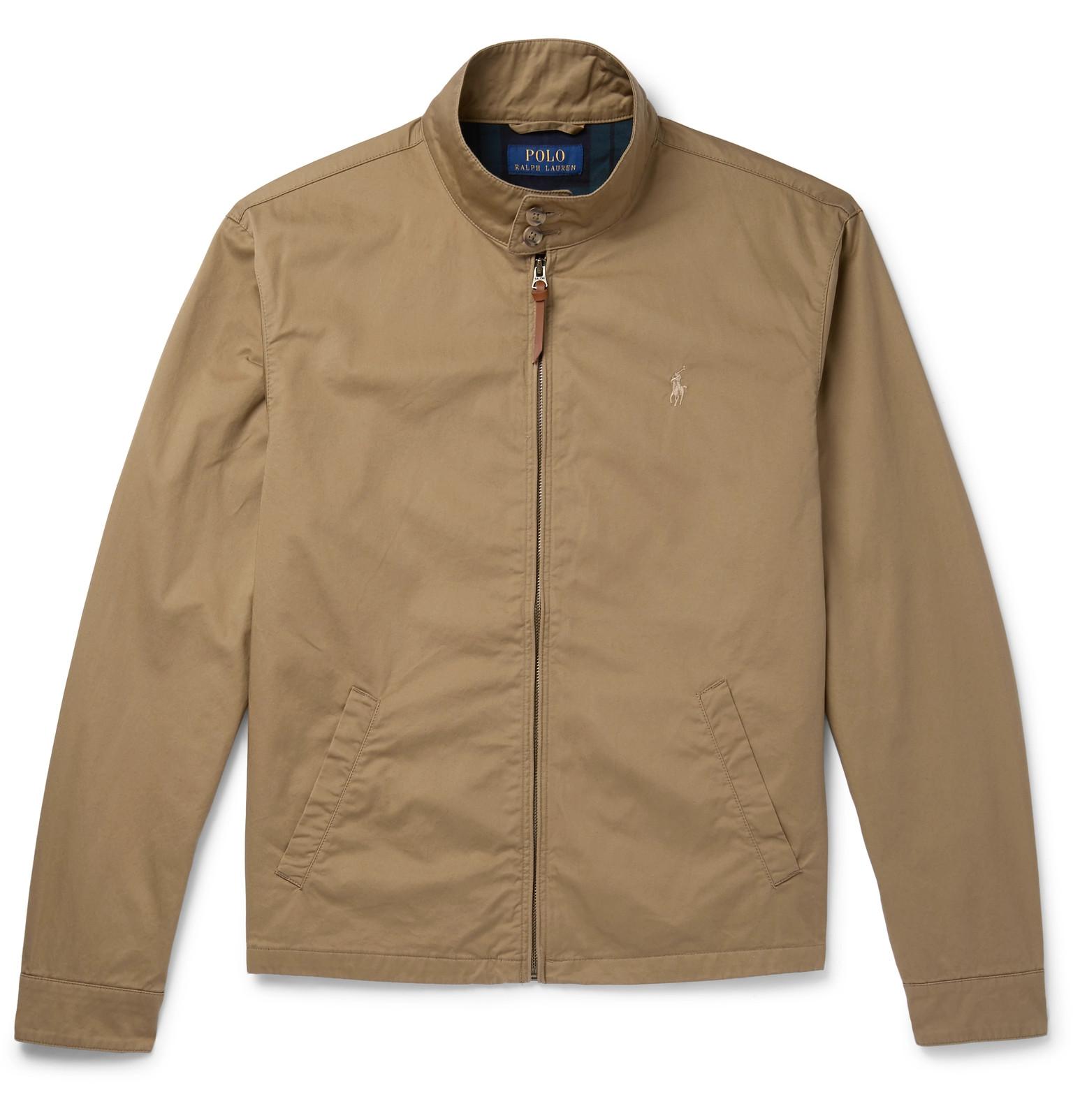 Polo Ralph Lauren Cotton-twill Harrington Jacket for Men - Lyst