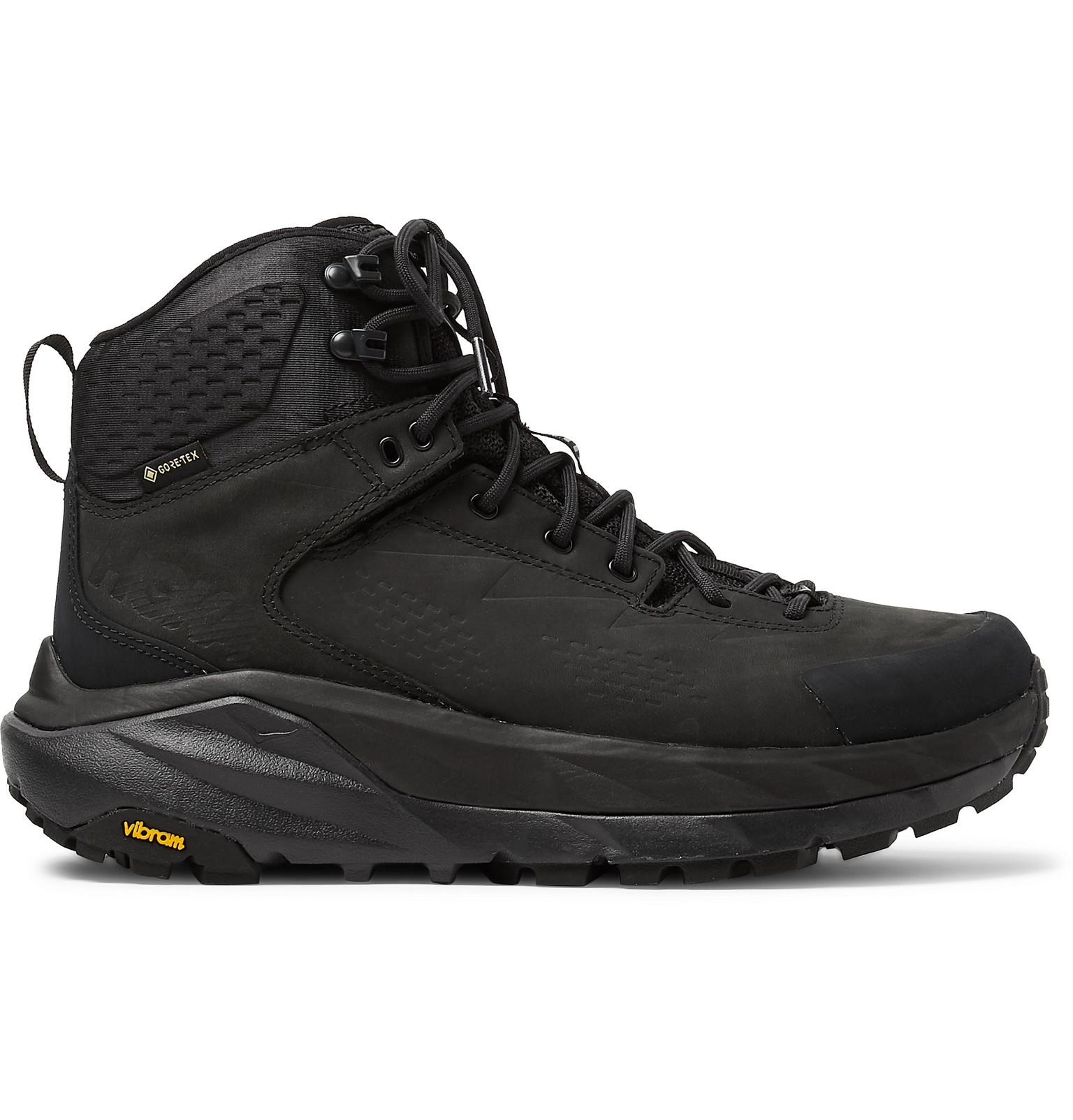 Hoka One One Kaha Gore-tex And Leather Boots in Black for Men - Lyst