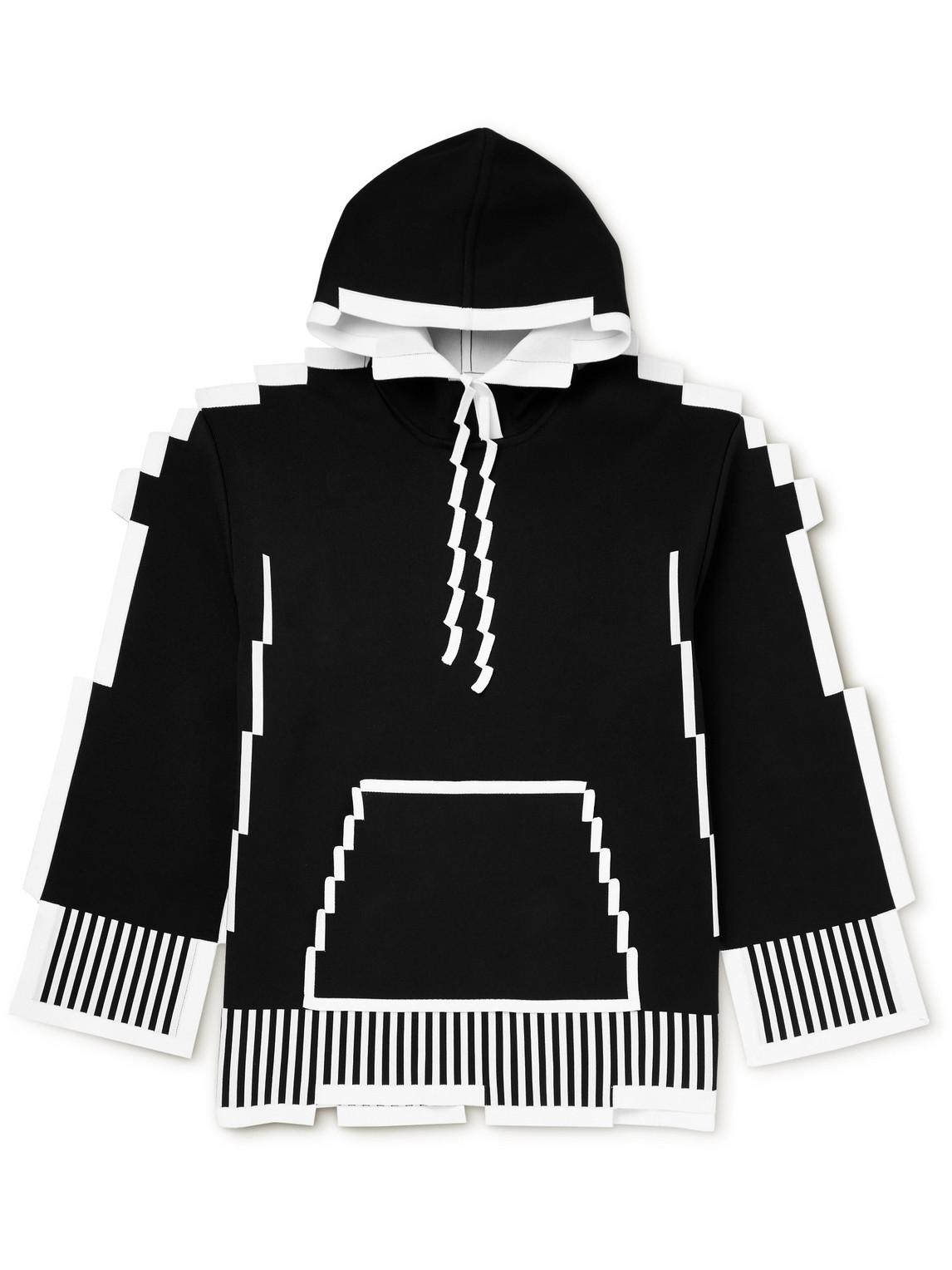 Loewe Pixelated Jersey Hoodie in Black for Men | Lyst