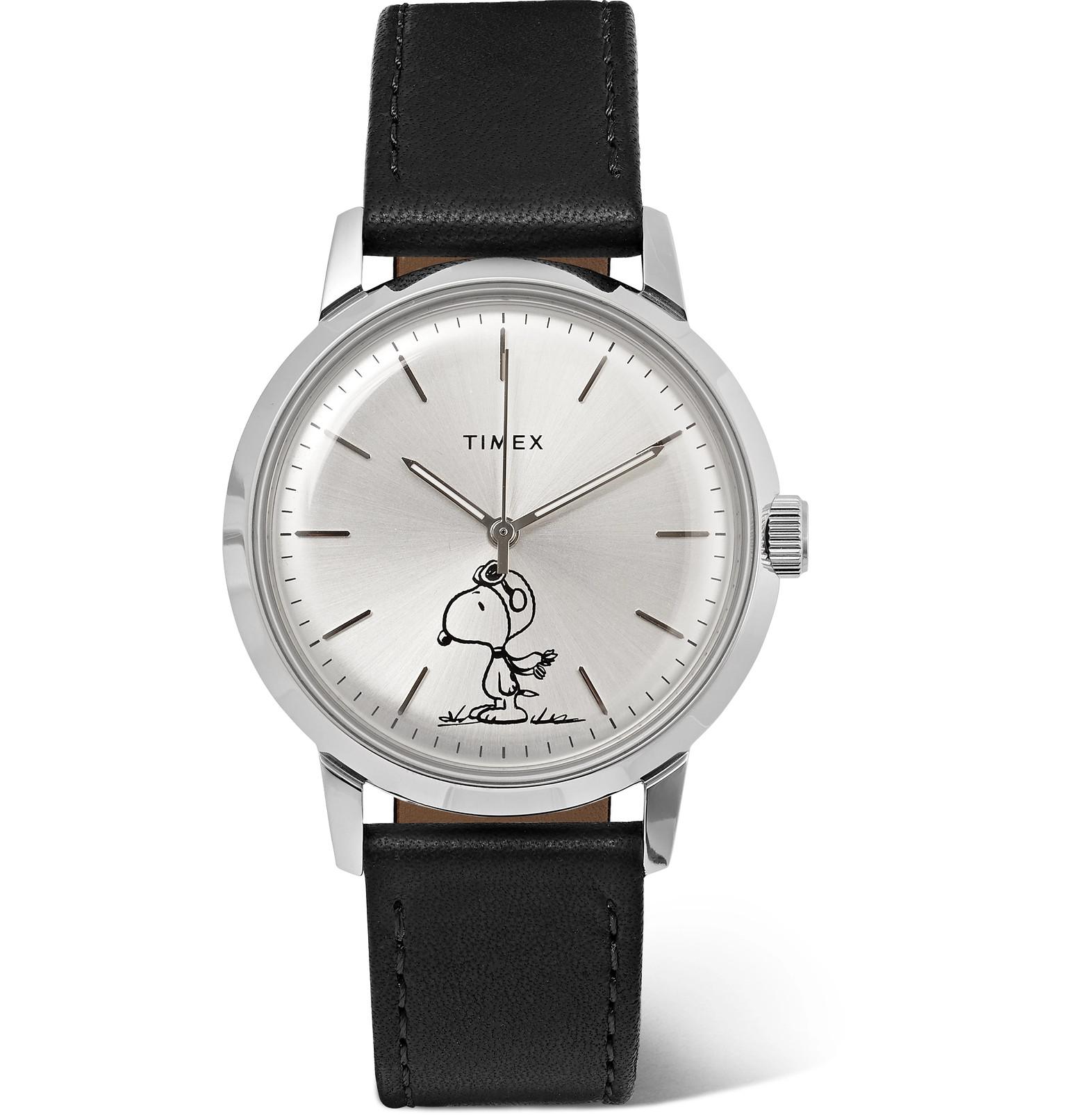 snoopy marlin timex