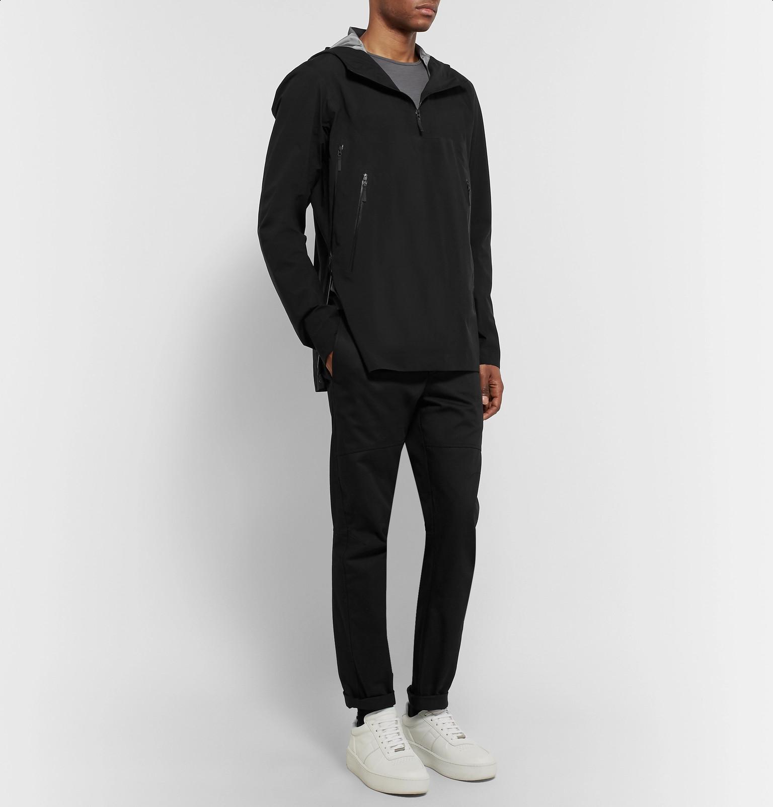 Download Arc'teryx Synthetic Conduct Shell Half-zip Jacket in Black ...