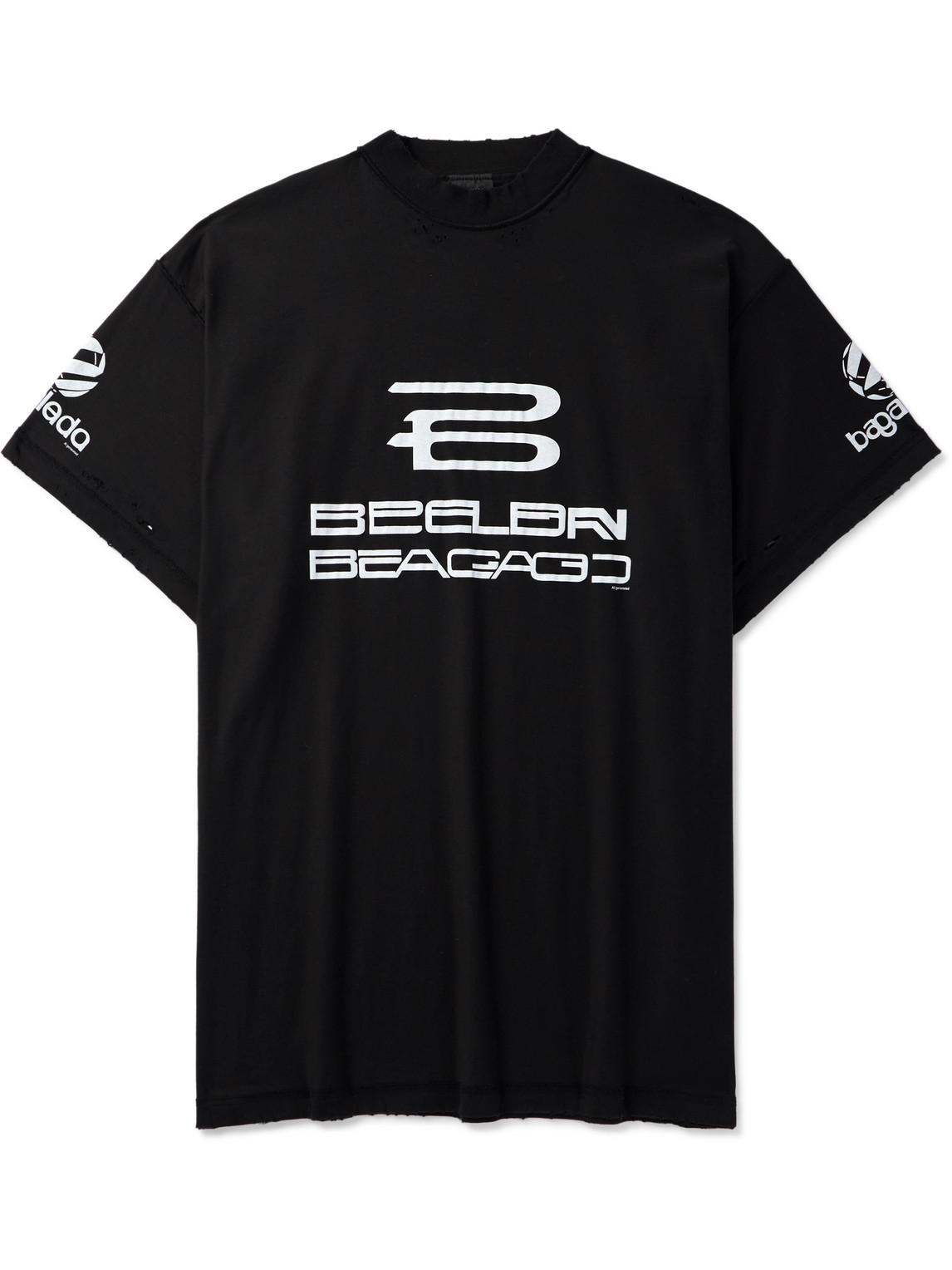 Balenciaga Ai Logo Inside Out T-Shirt in Black for Men | Lyst