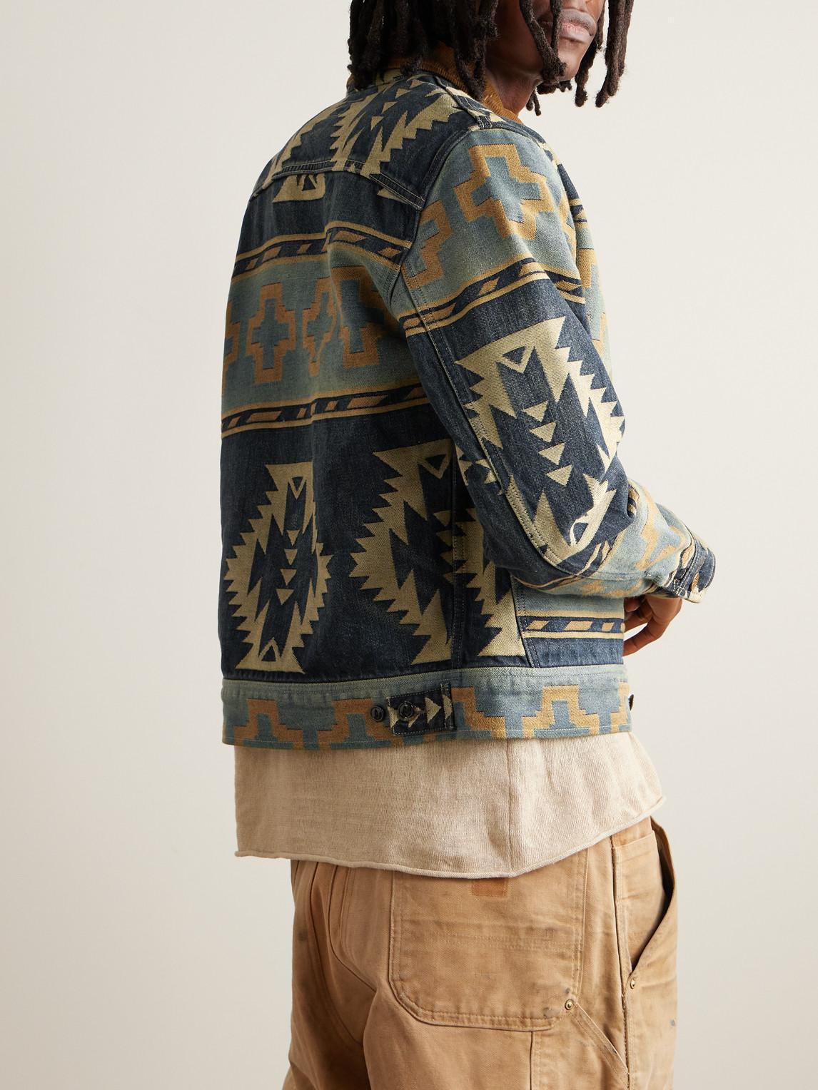 RRL Valero Jacquard Trucker ジャケット M RRL Valero Jacquard Trucker ジャケット Mサイズ（RRL Valero