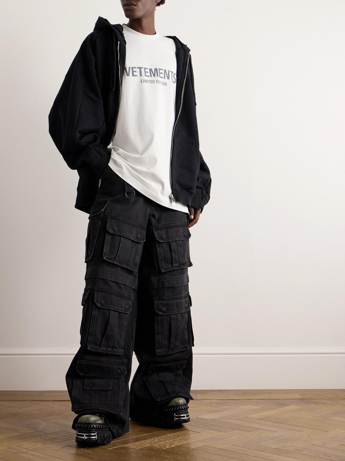 Vetements Wide leg Cargo Jeans in Blue for Men Lyst UK