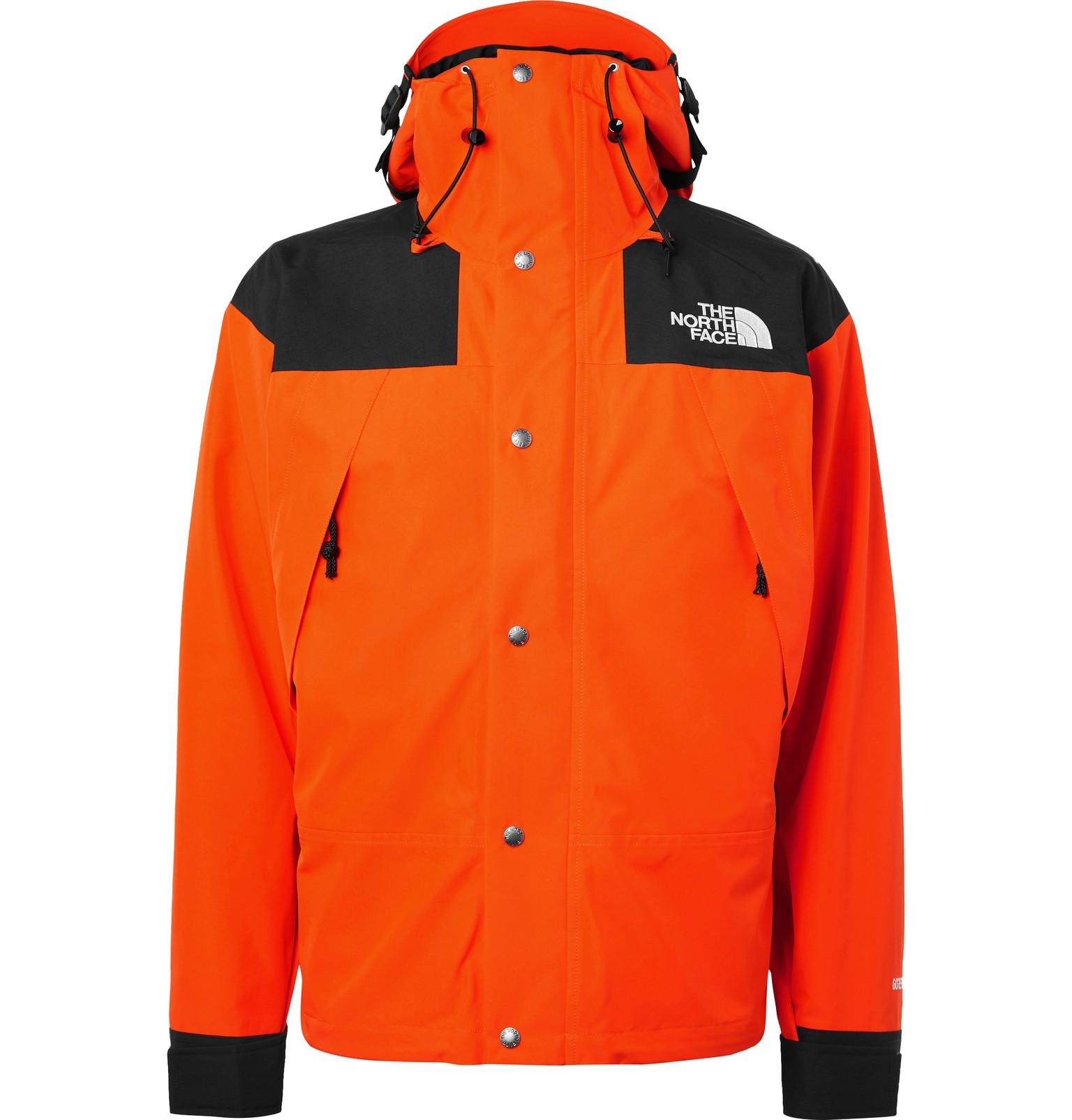 The North Face 1990 Fleece-lined Gore-tex Hooded Jacket in Orange for ...